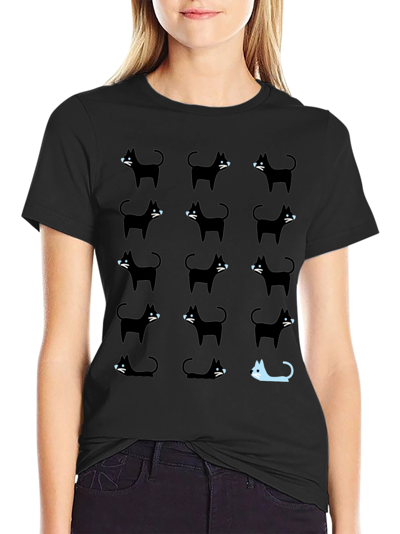 Black Cat T-Shirt - Be Unique!