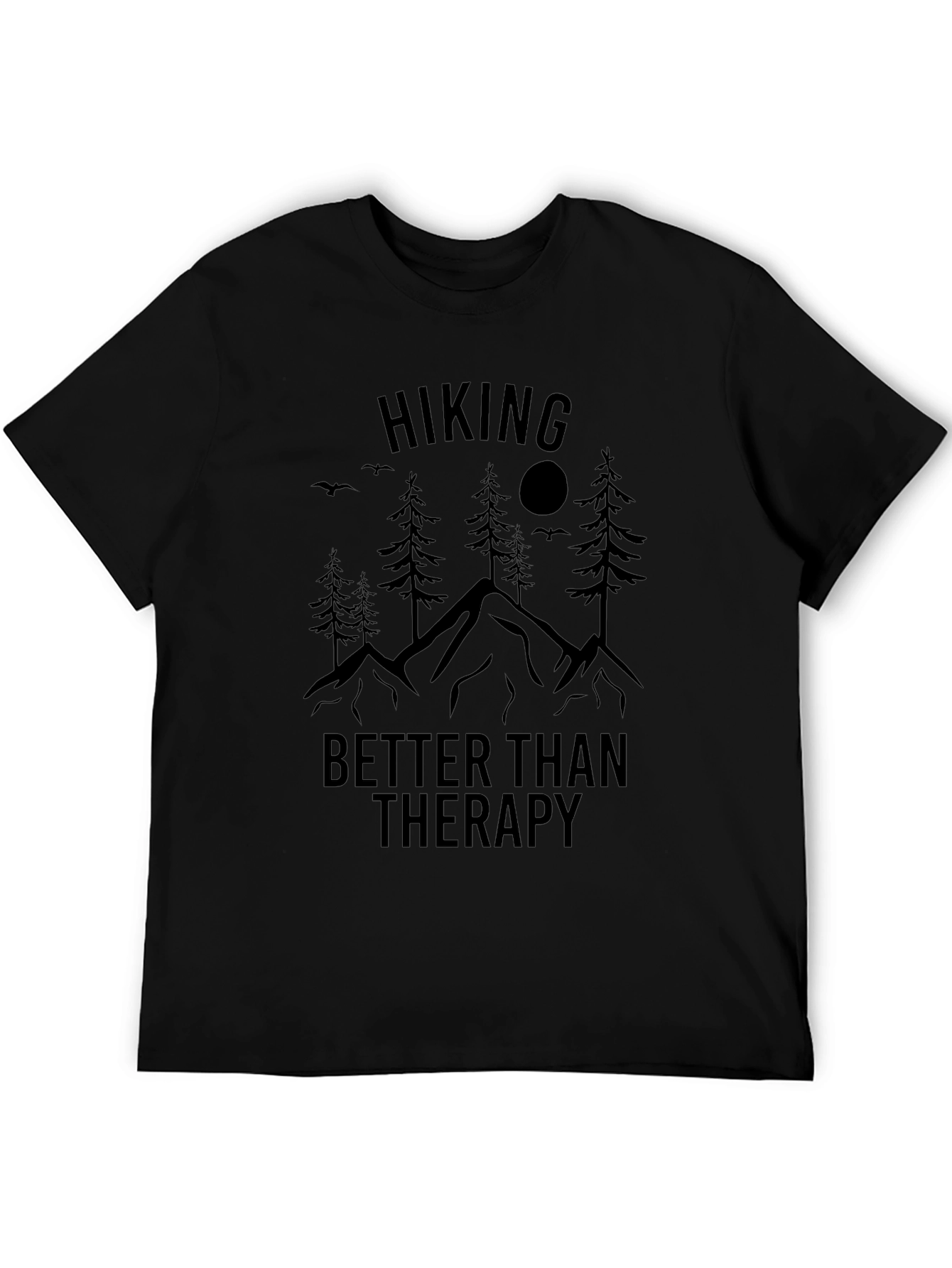 Hiking Therapy Graphic Tee - Nature Lovers Shirt