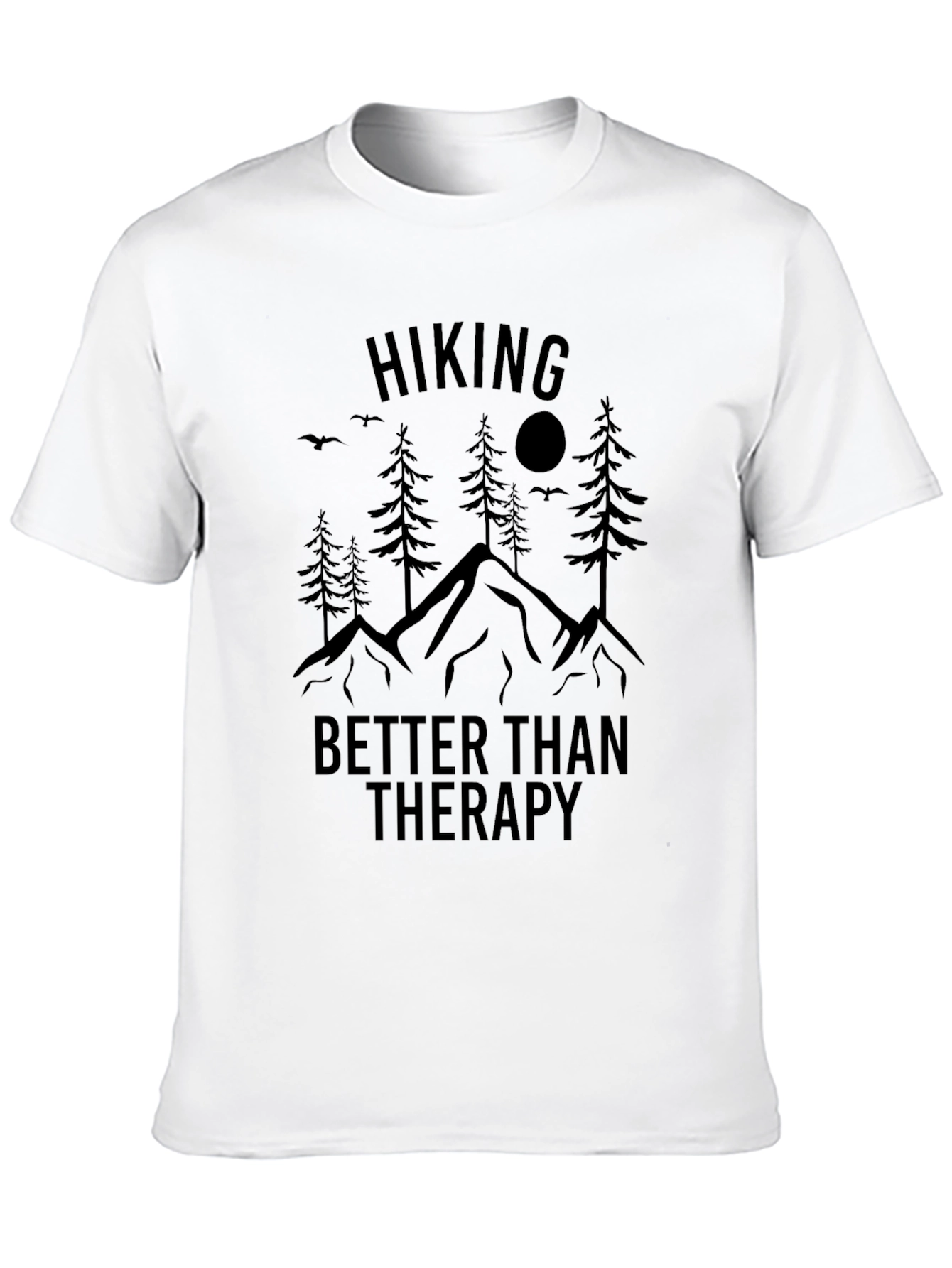 Hiking Therapy Graphic Tee - Nature Lovers Shirt