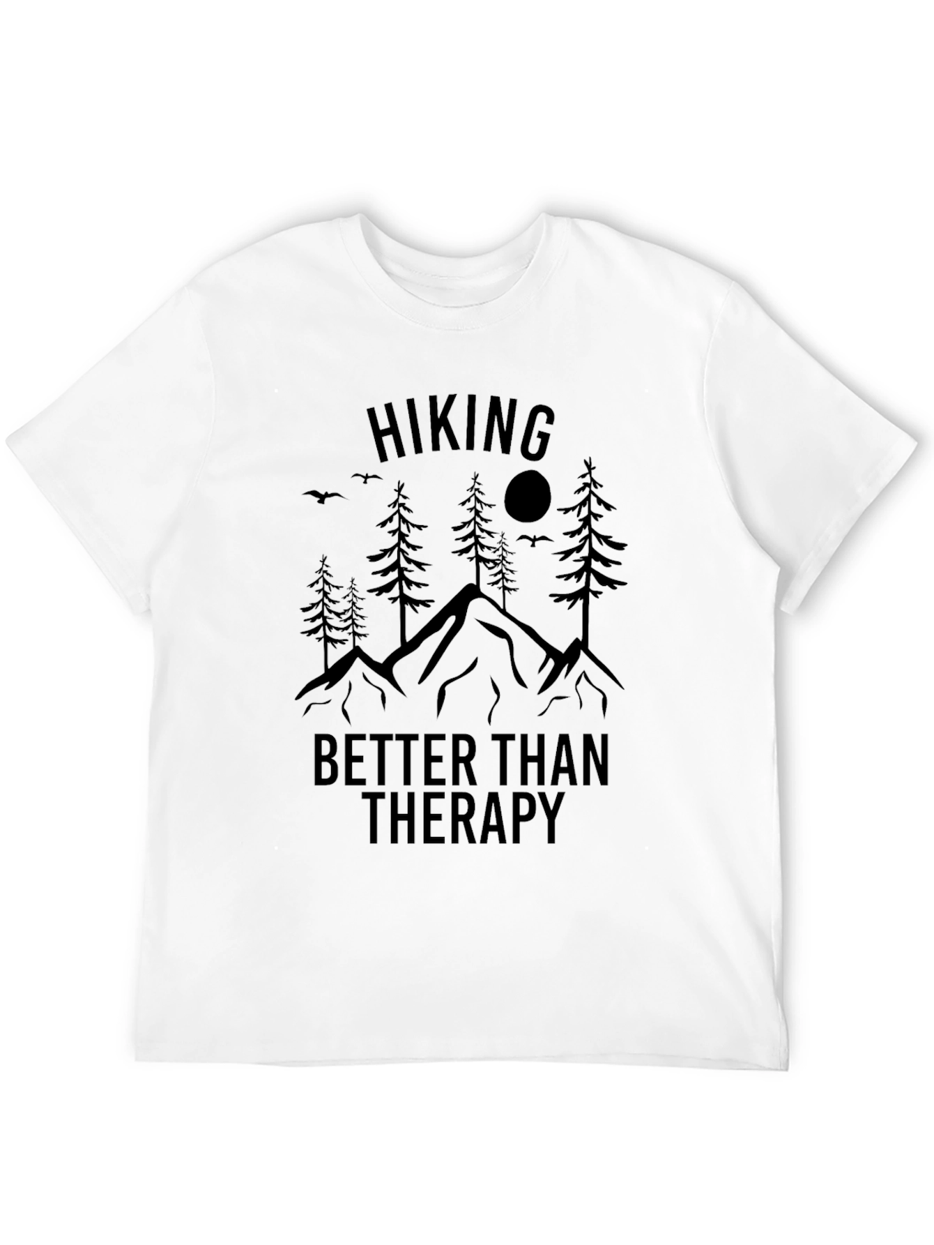 Hiking Therapy Graphic Tee - Nature Lovers Shirt
