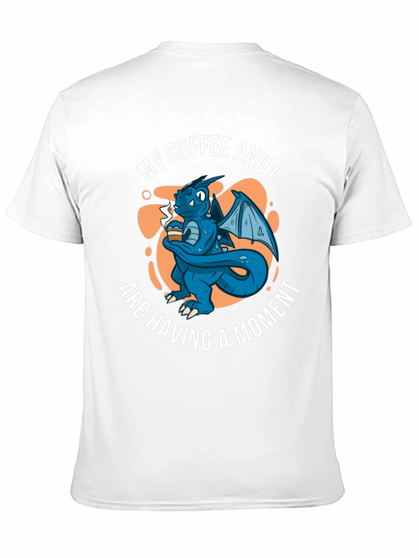 Dragon Coffee Moment Black T-Shirt
