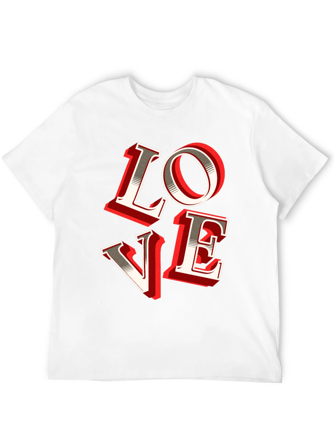 LOVE Graphic Tee - Stylish Mens Black T-Shirt