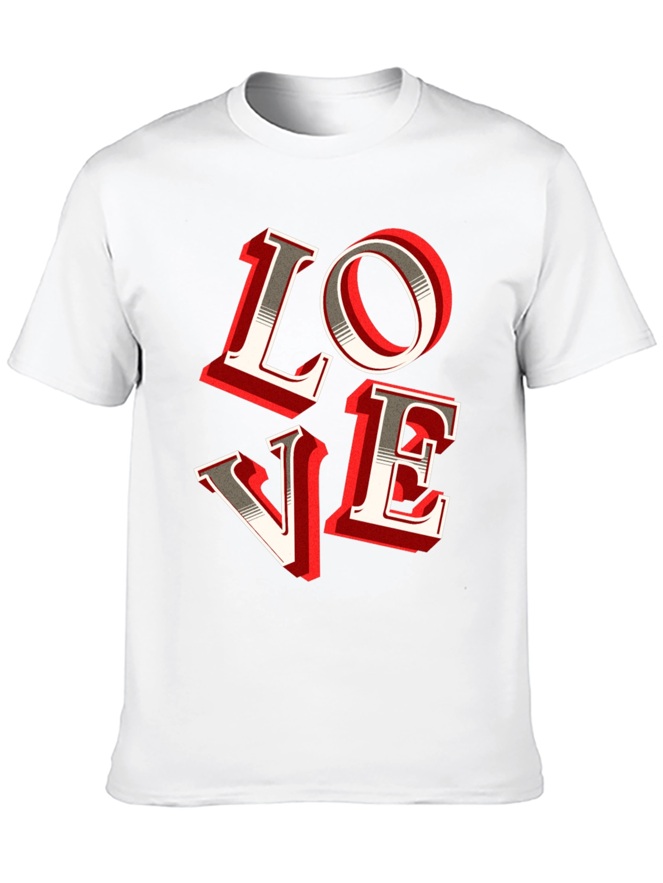 LOVE Graphic Tee - Stylish Mens Black T-Shirt
