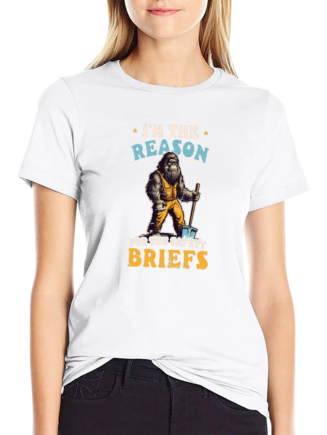 Sasquatch Safety Briefs T-Shirt