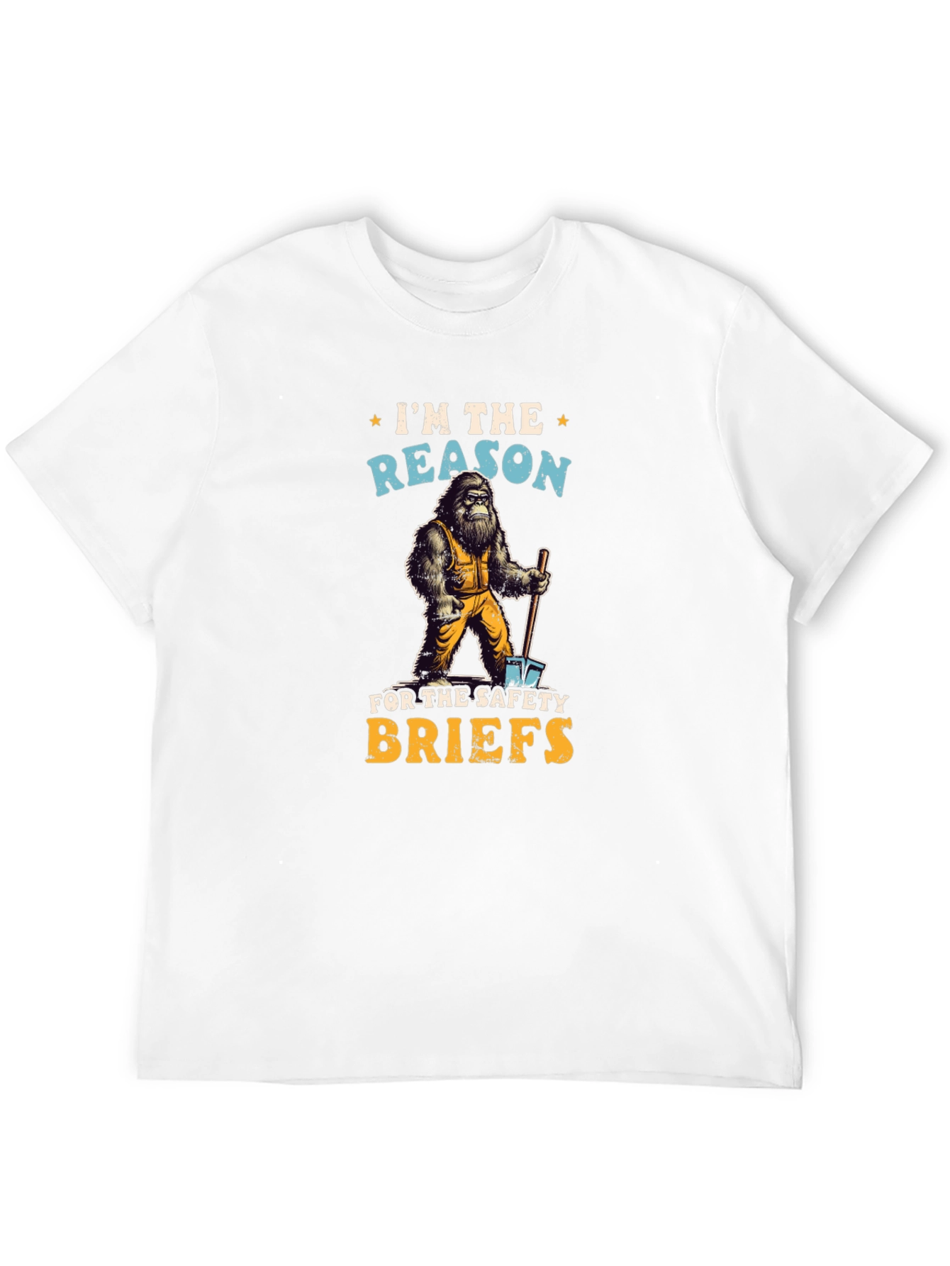 Sasquatch Safety Briefs T-Shirt