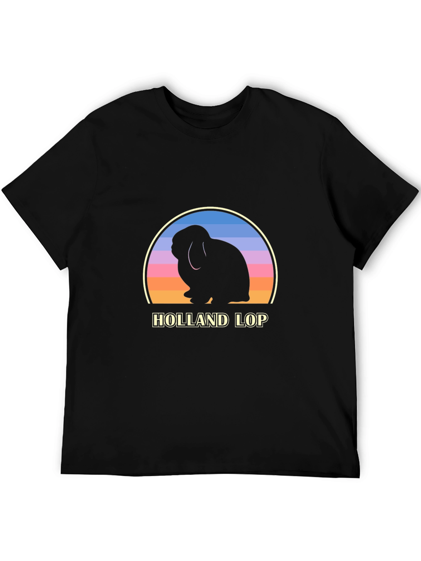 Holland Lop Rabbit Sunset T-Shirt