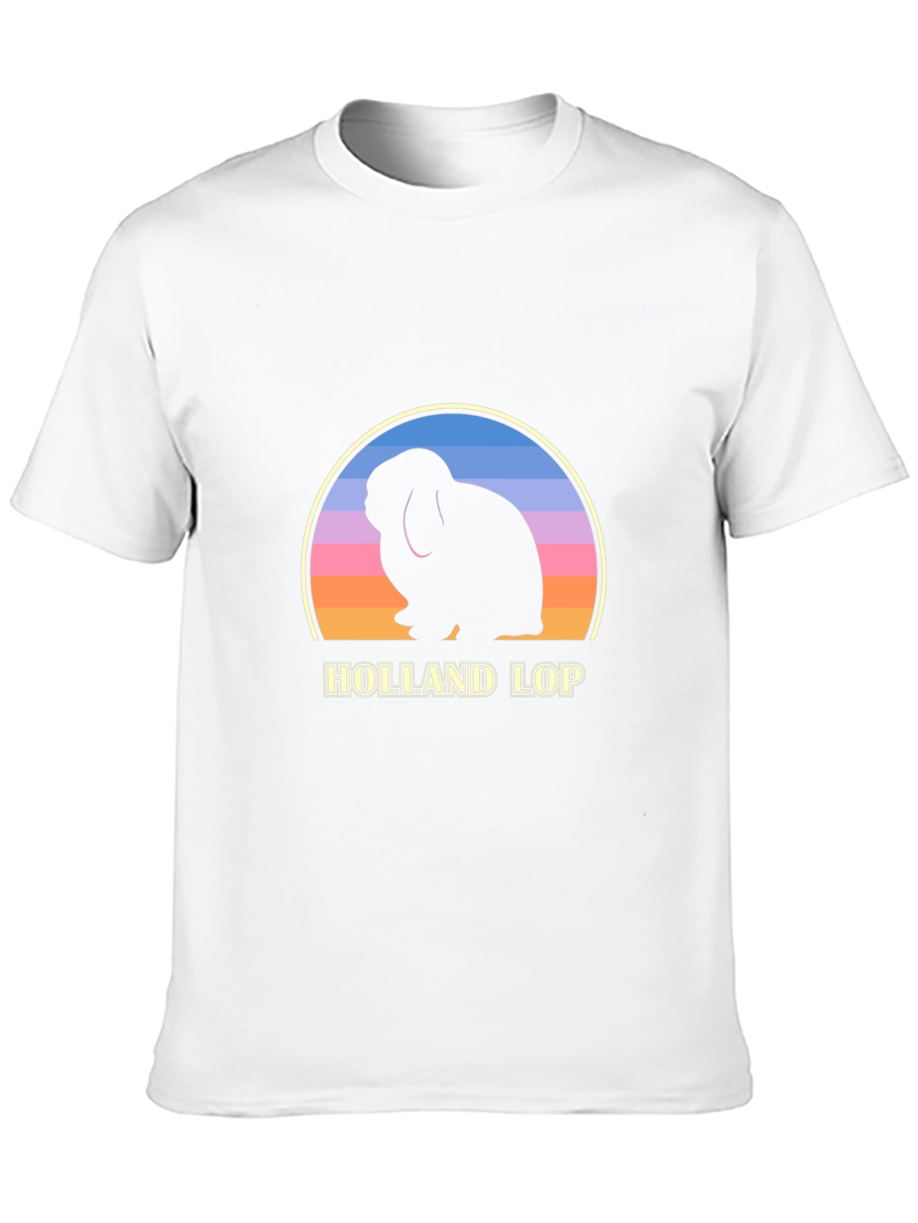 Holland Lop Rabbit Sunset T-Shirt