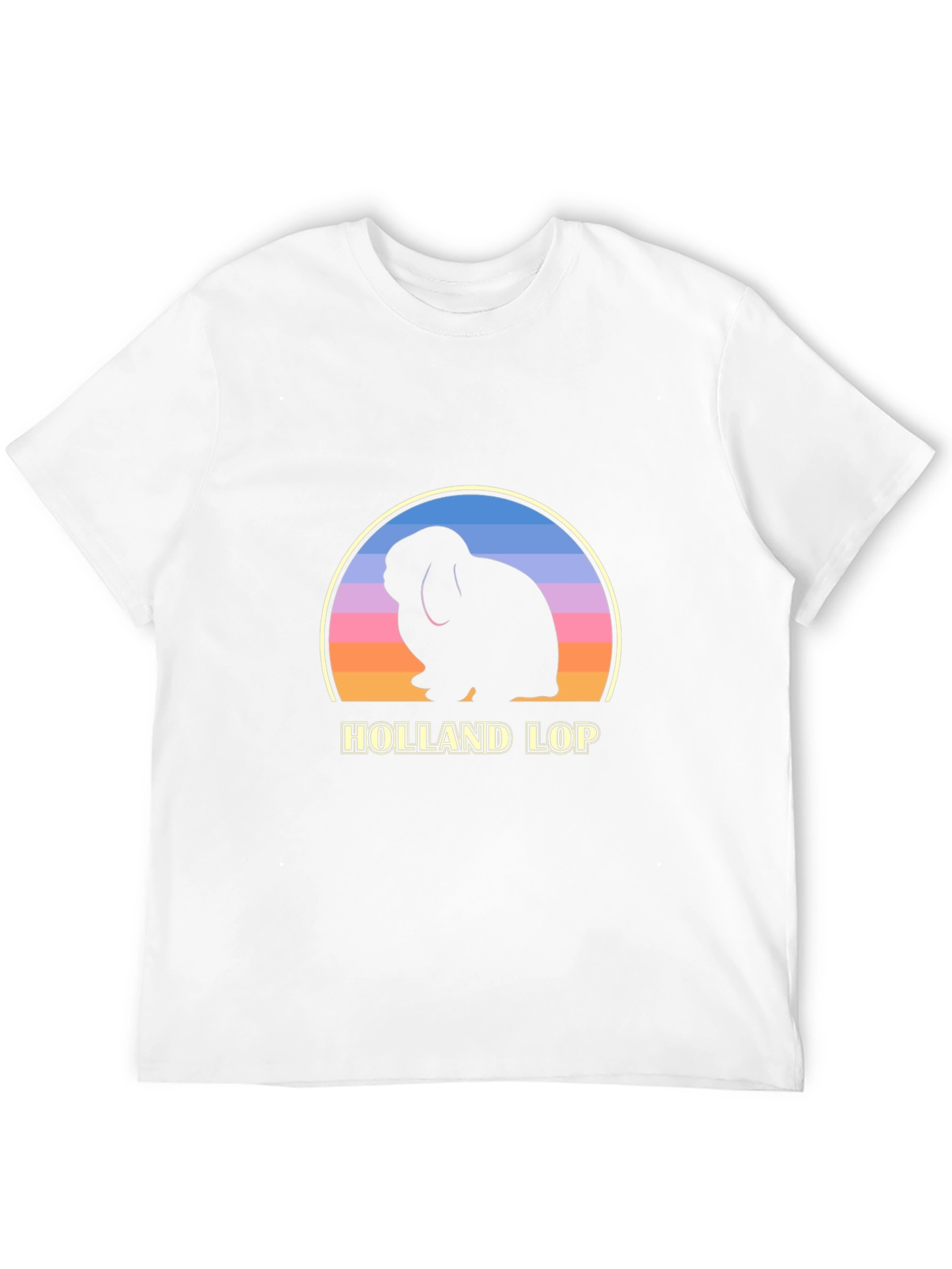 Holland Lop Rabbit Sunset T-Shirt