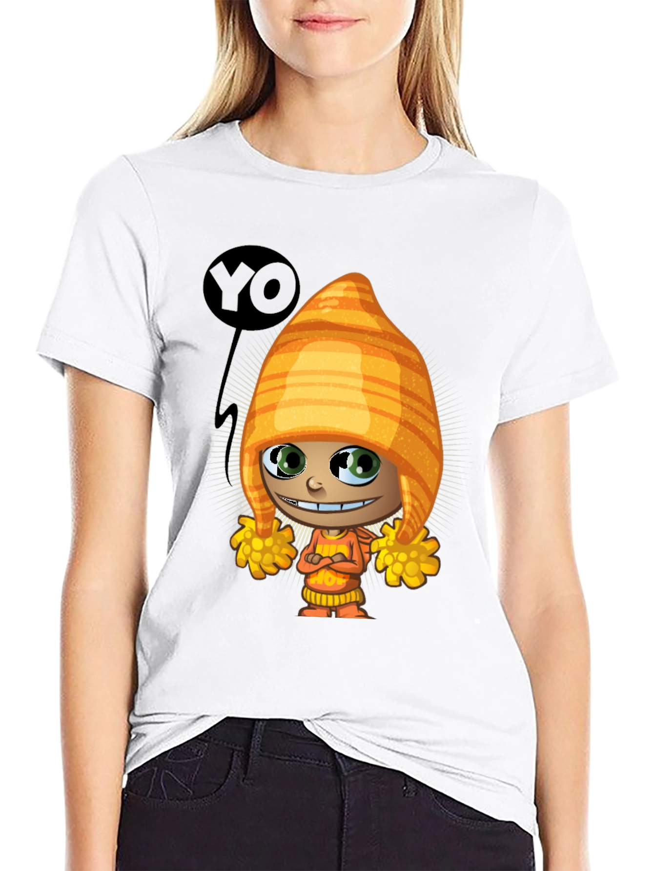 Cartoon Character T-Shirt - Quirky Graphic Tee