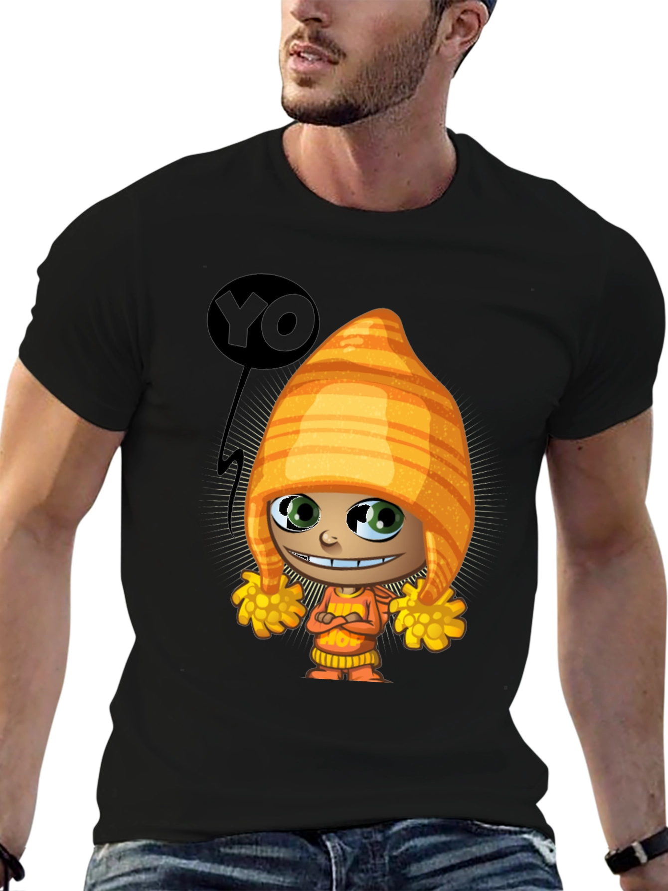 Cartoon Character T-Shirt - Quirky Graphic Tee
