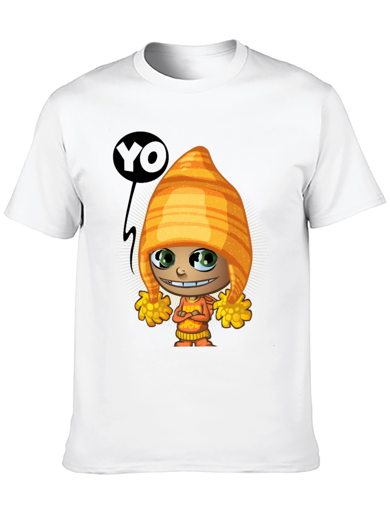 Cartoon Character T-Shirt - Quirky Graphic Tee