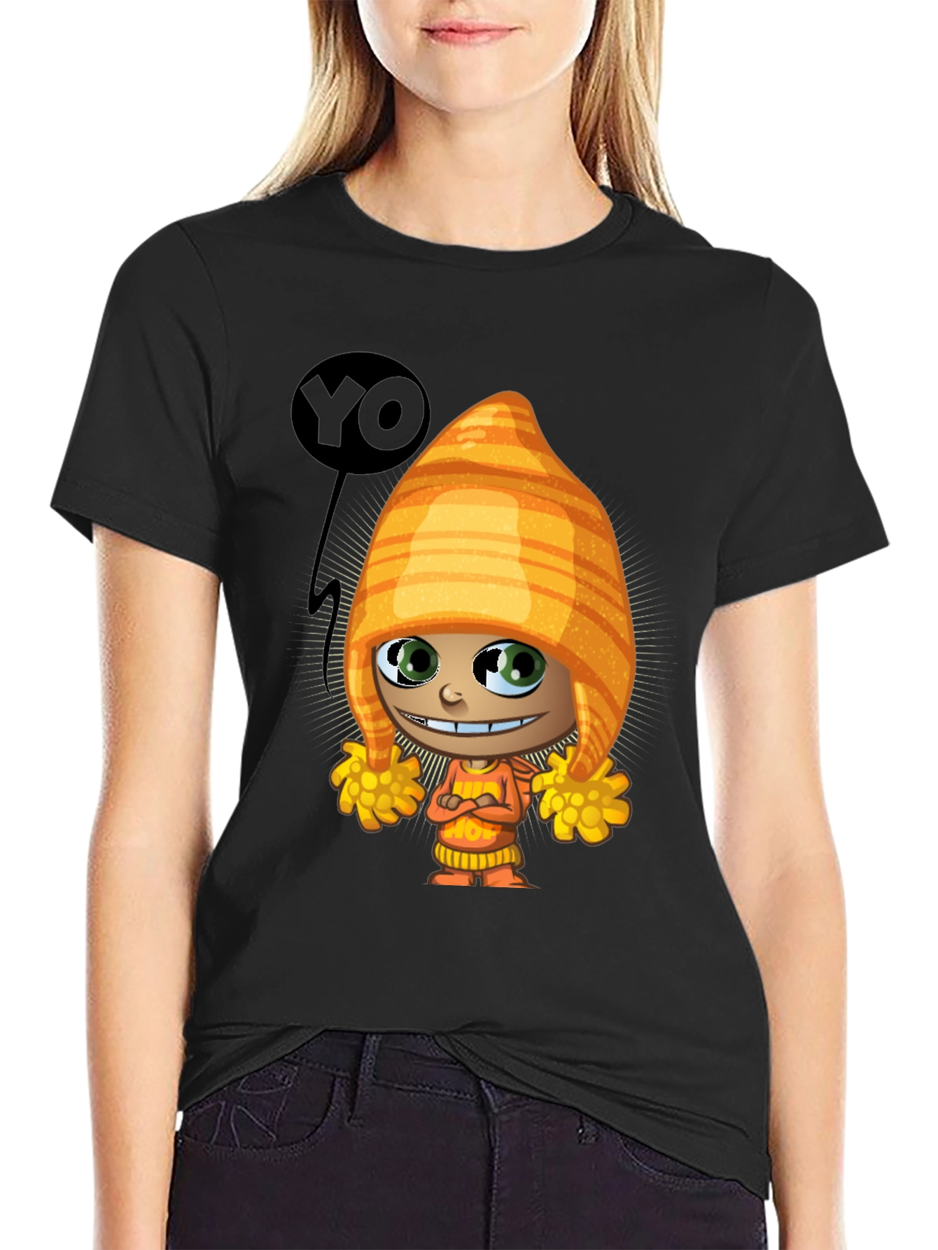 Cartoon Character T-Shirt - Quirky Graphic Tee