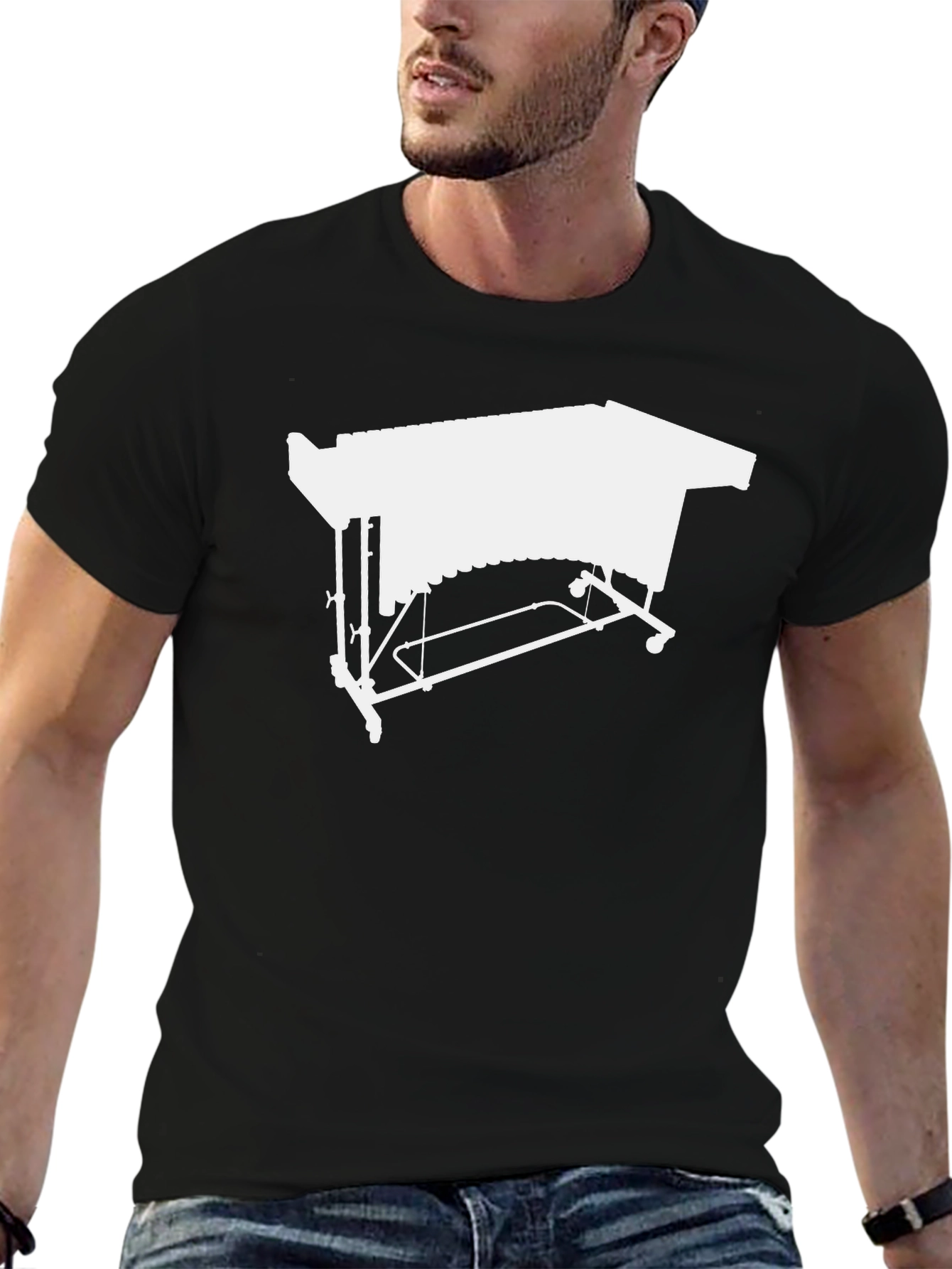 Marimba Silhouette T-Shirt - Music Lovers Tee