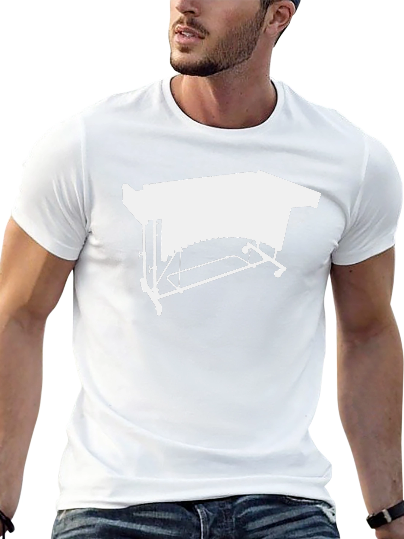Marimba Silhouette T-Shirt - Music Lovers Tee