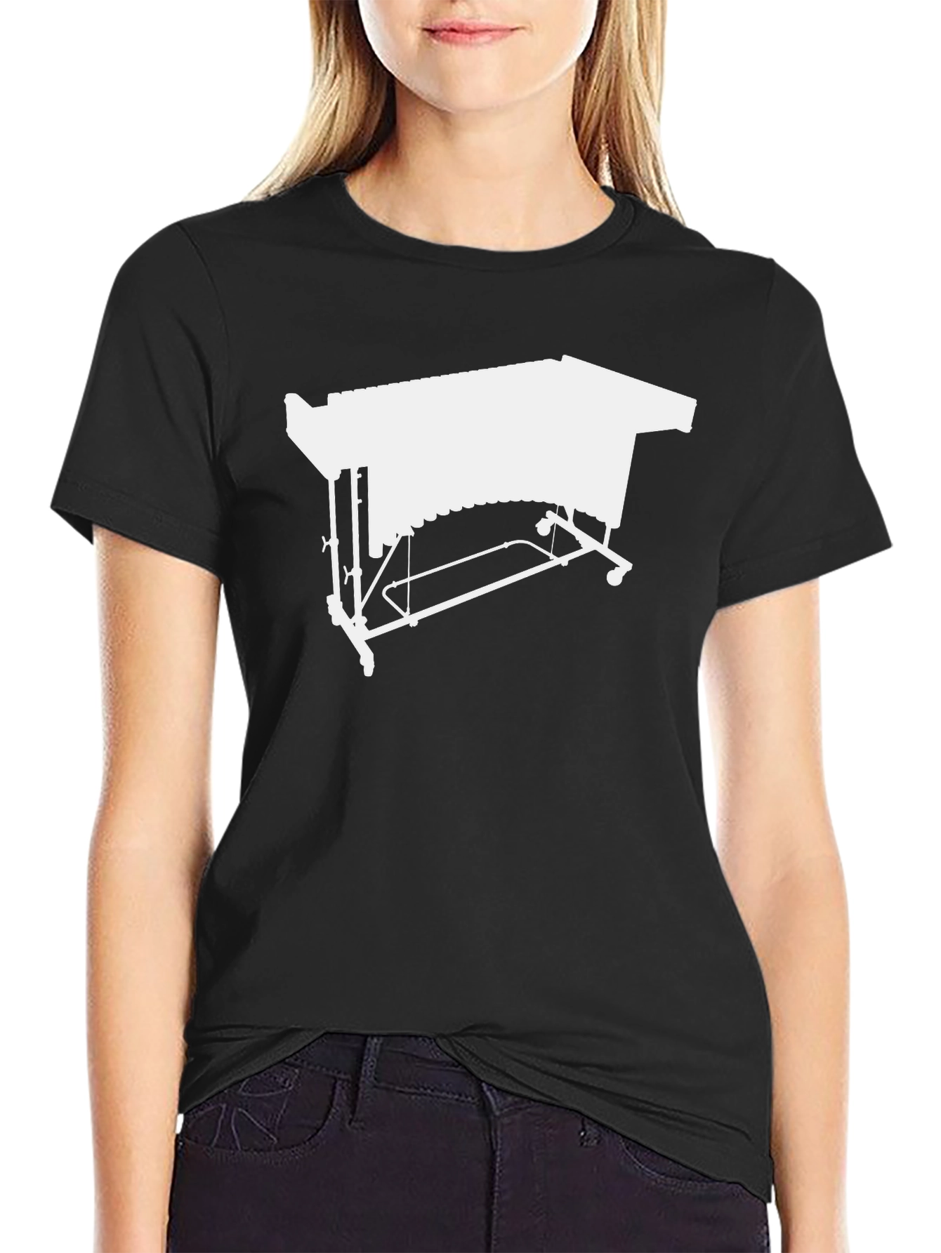 Marimba Silhouette T-Shirt - Music Lovers Tee