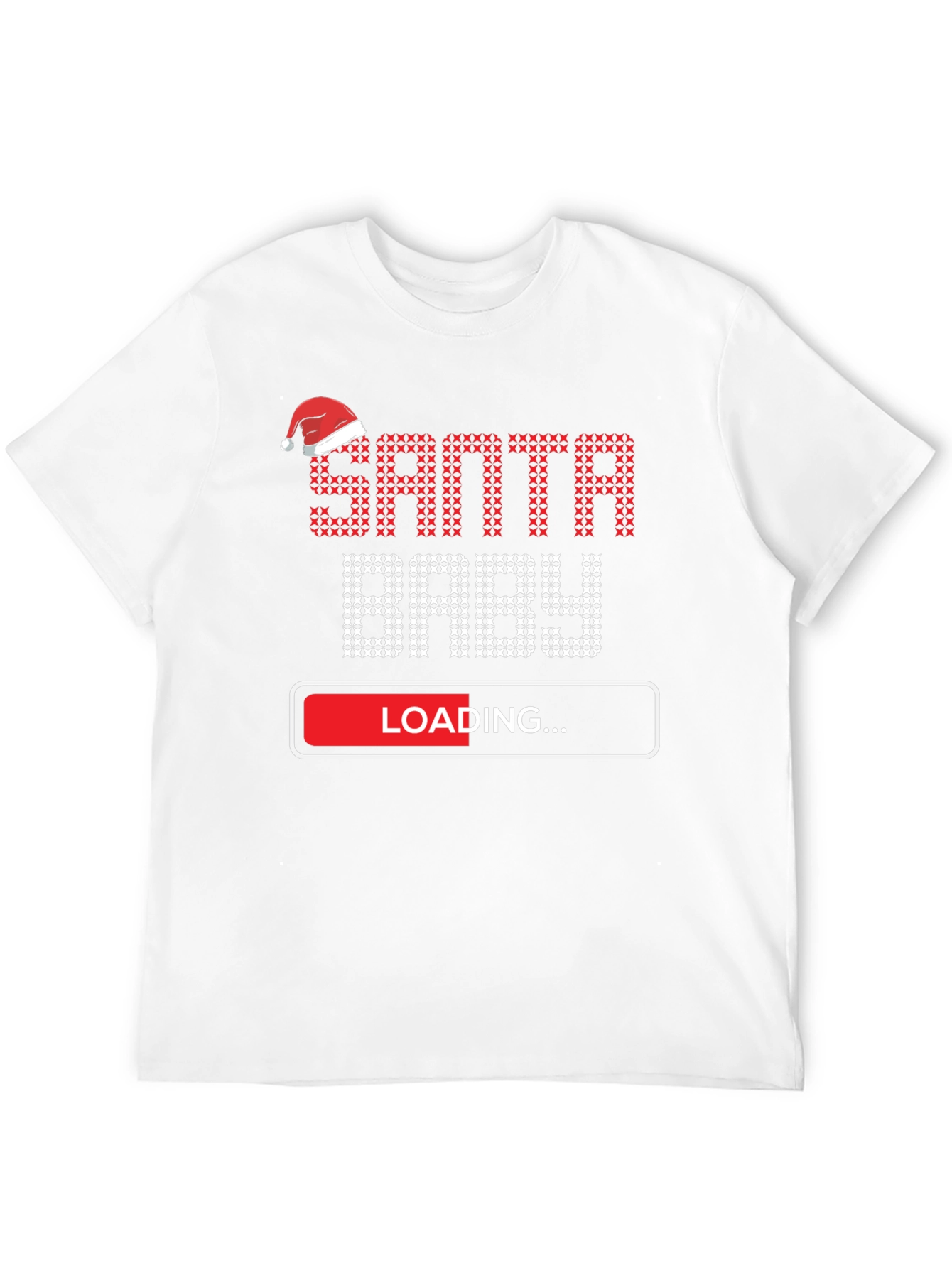 Santa Baby Loading Pregnancy Christmas T-Shirt