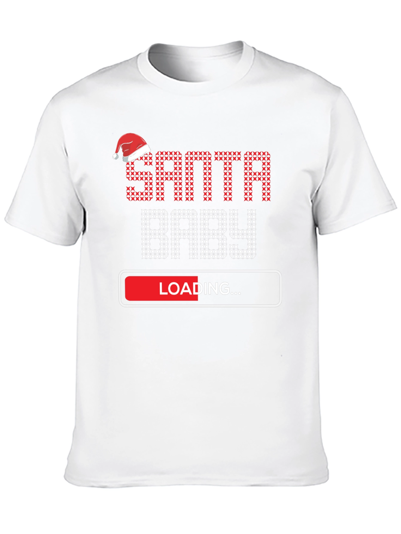 Santa Baby Loading Pregnancy Christmas T-Shirt