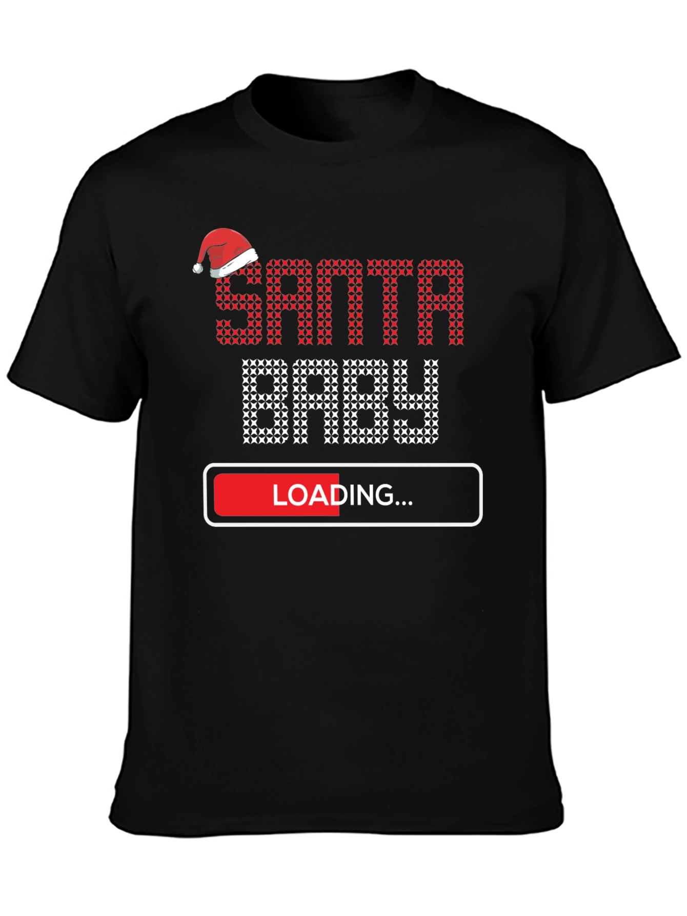 Santa Baby Loading Pregnancy Christmas T-Shirt