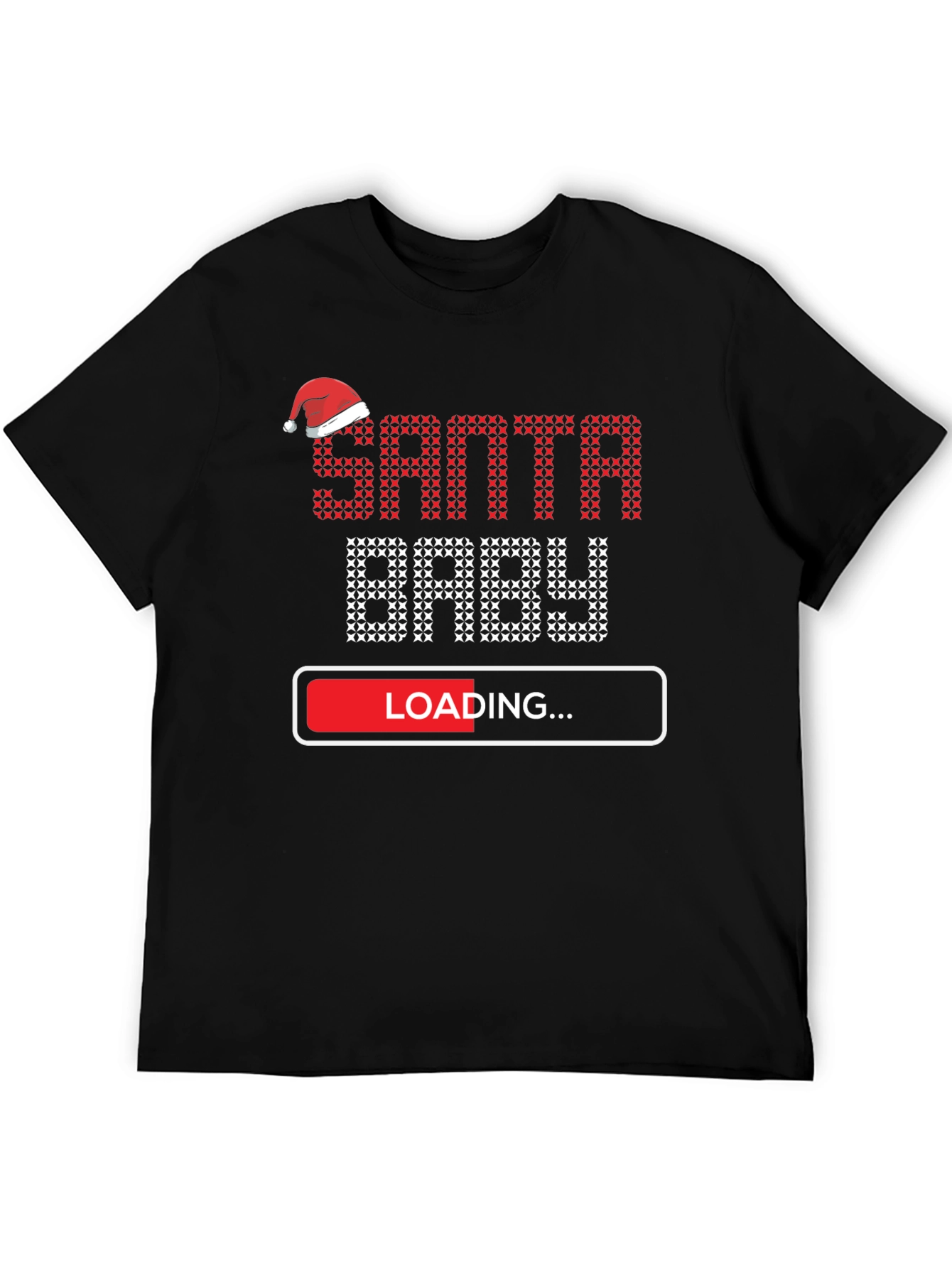 Santa Baby Loading Pregnancy Christmas T-Shirt