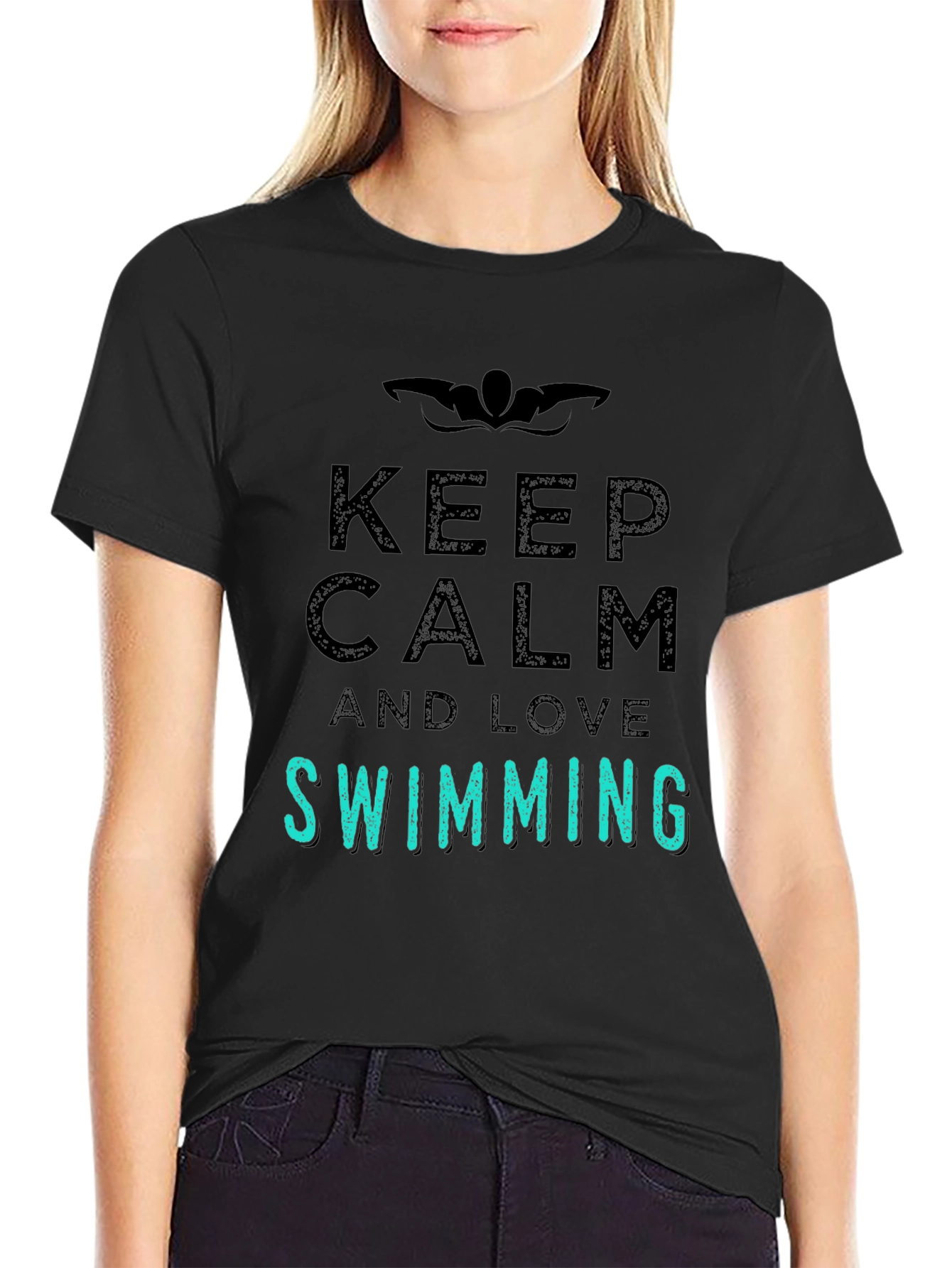 Keep Calm and Love Swimming T-Shirt