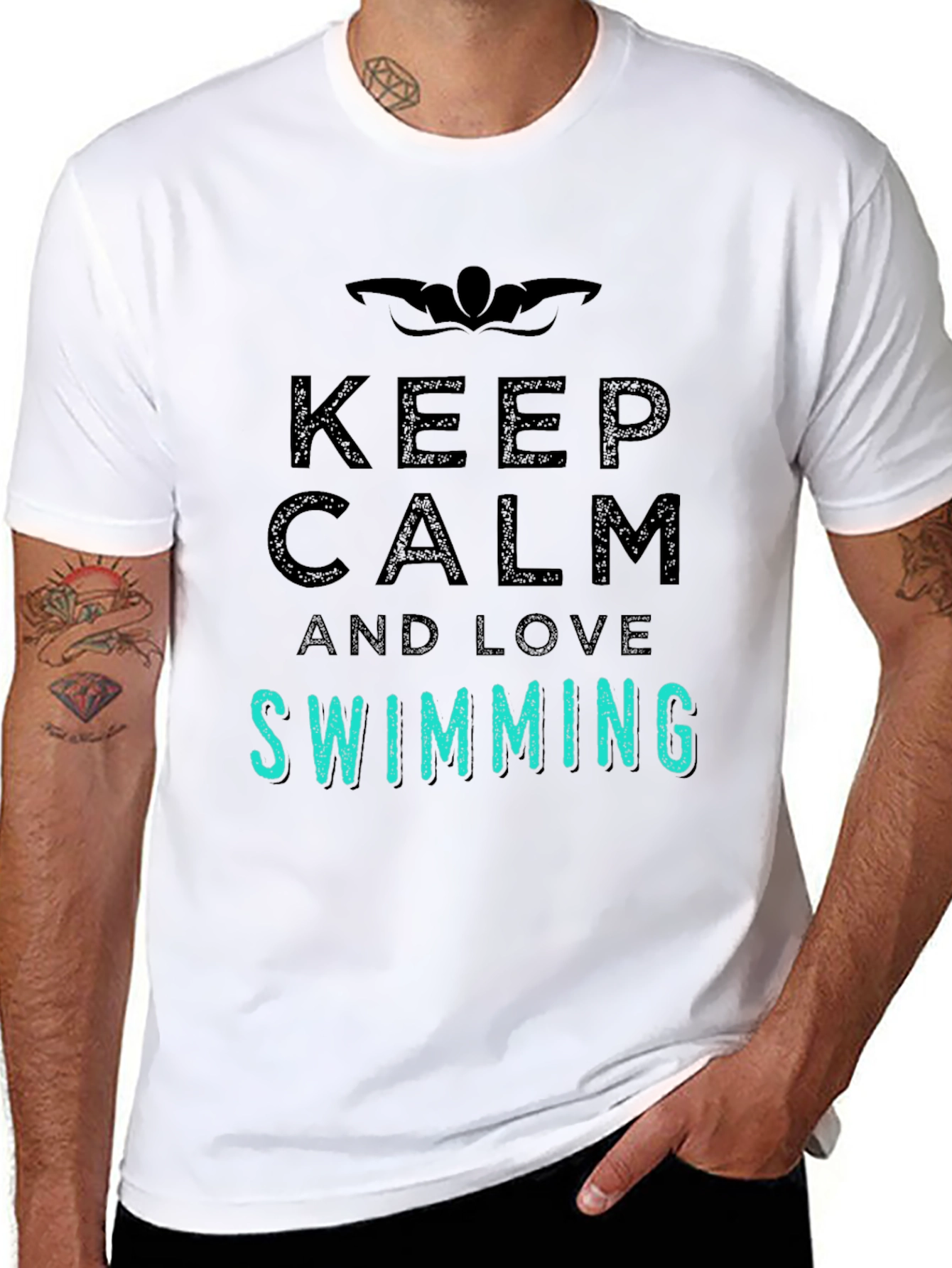 Keep Calm and Love Swimming T-Shirt