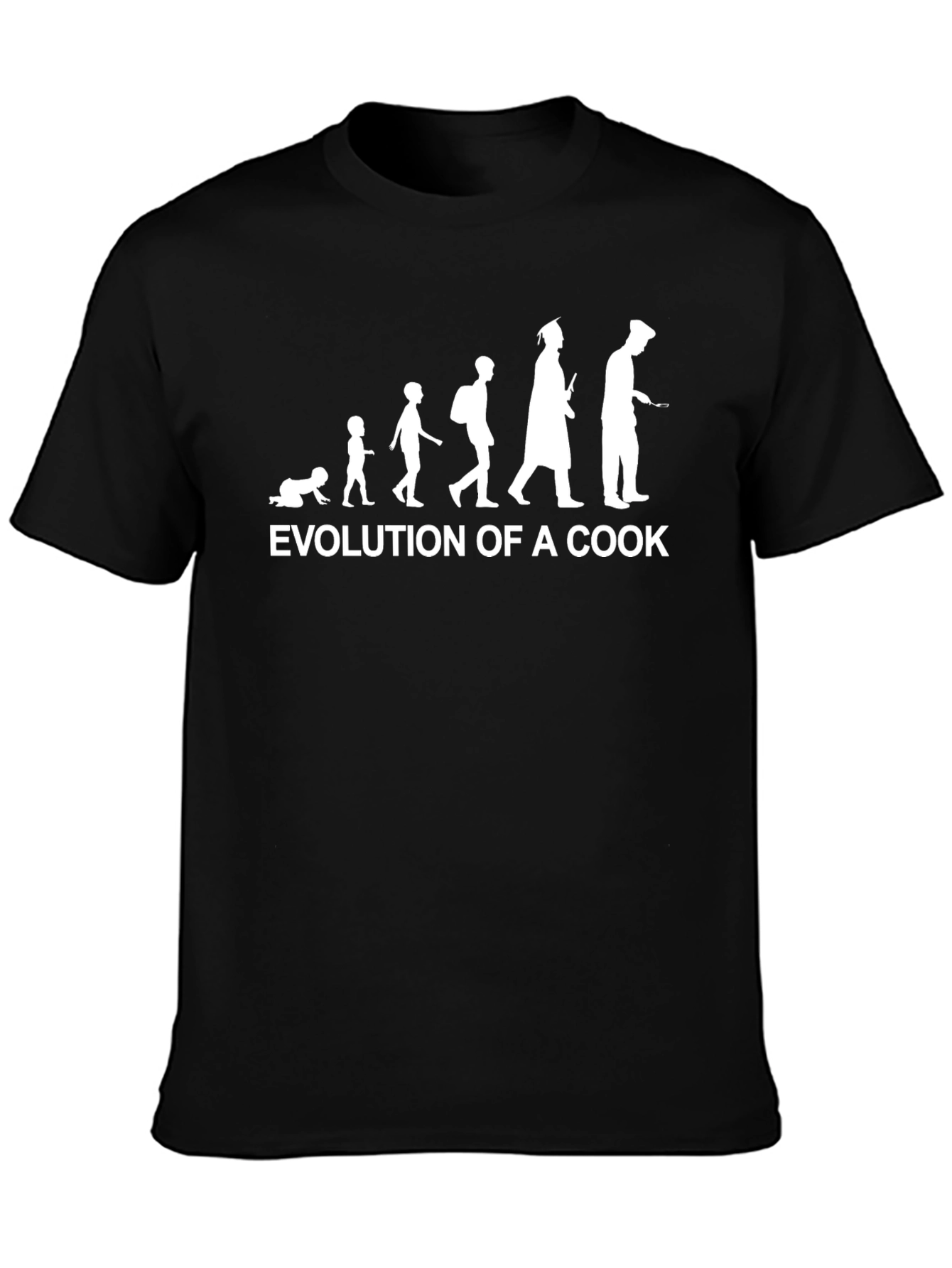 Evolution of a Cook Black T-Shirt