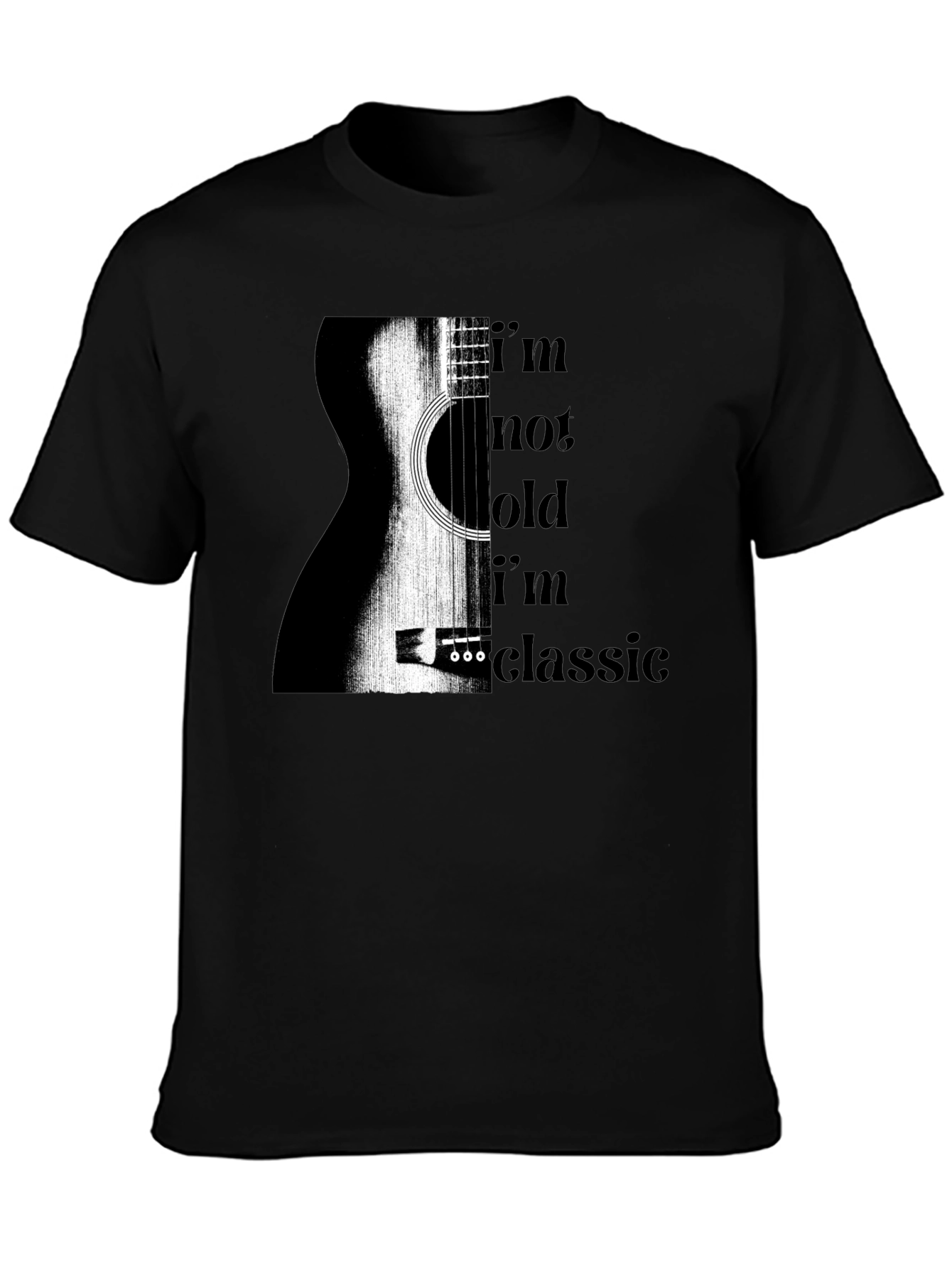 Classic Guitar Tee - Im Not Old Im Classic