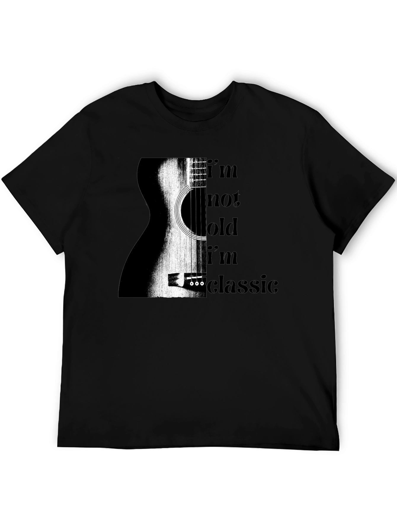 Classic Guitar Tee - Im Not Old Im Classic