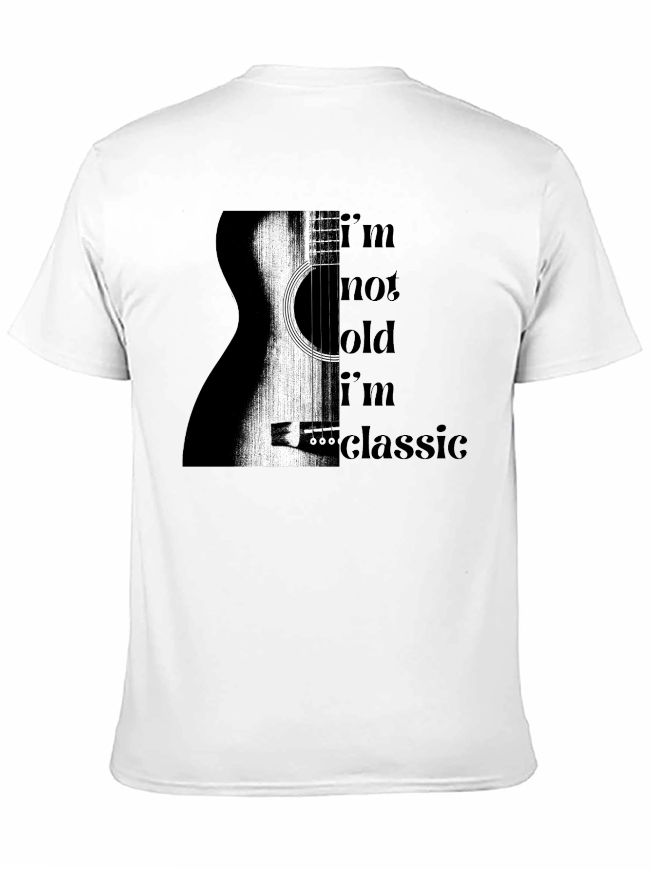 Classic Guitar Tee - Im Not Old Im Classic