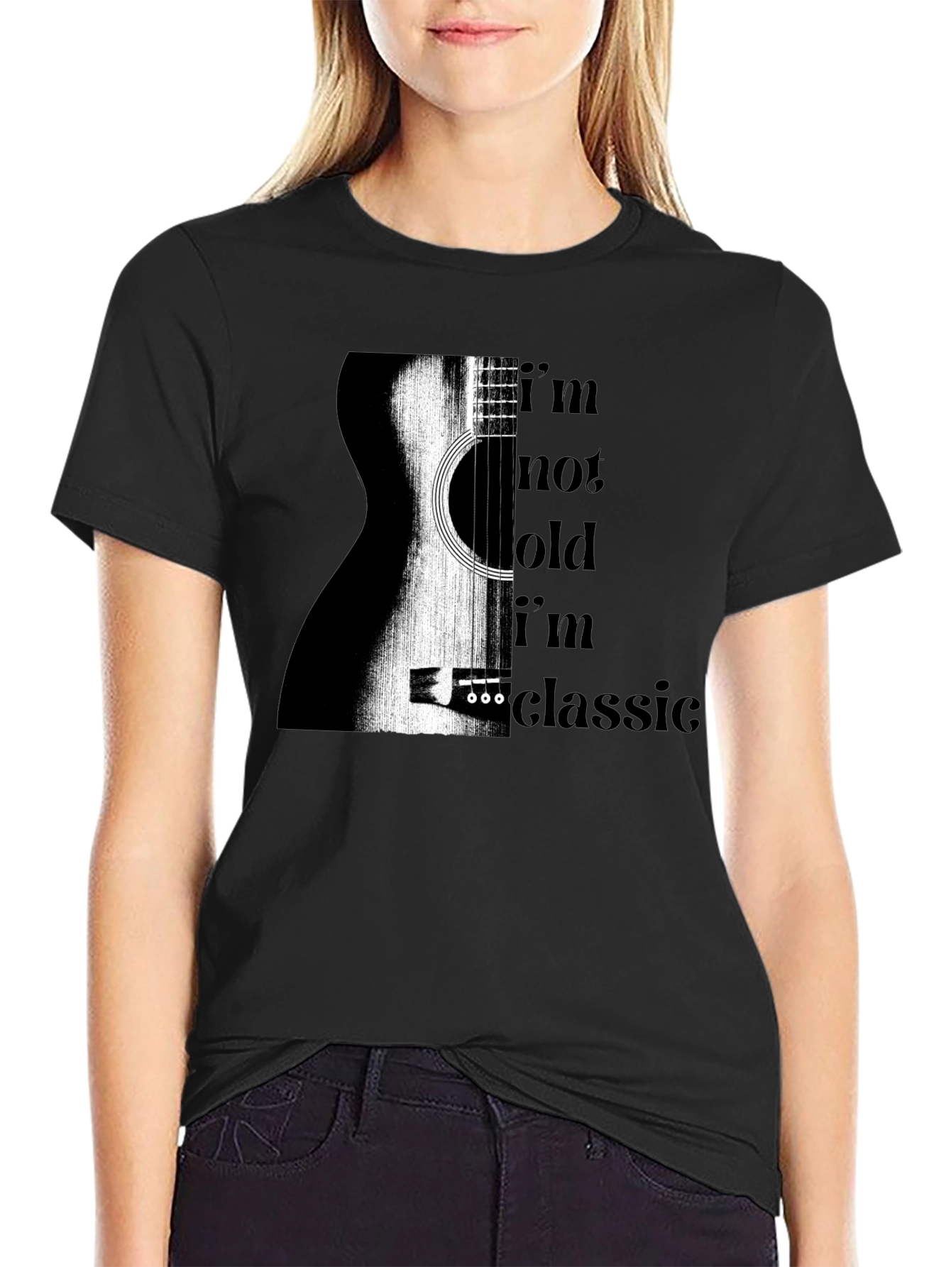 Classic Guitar Tee - Im Not Old Im Classic