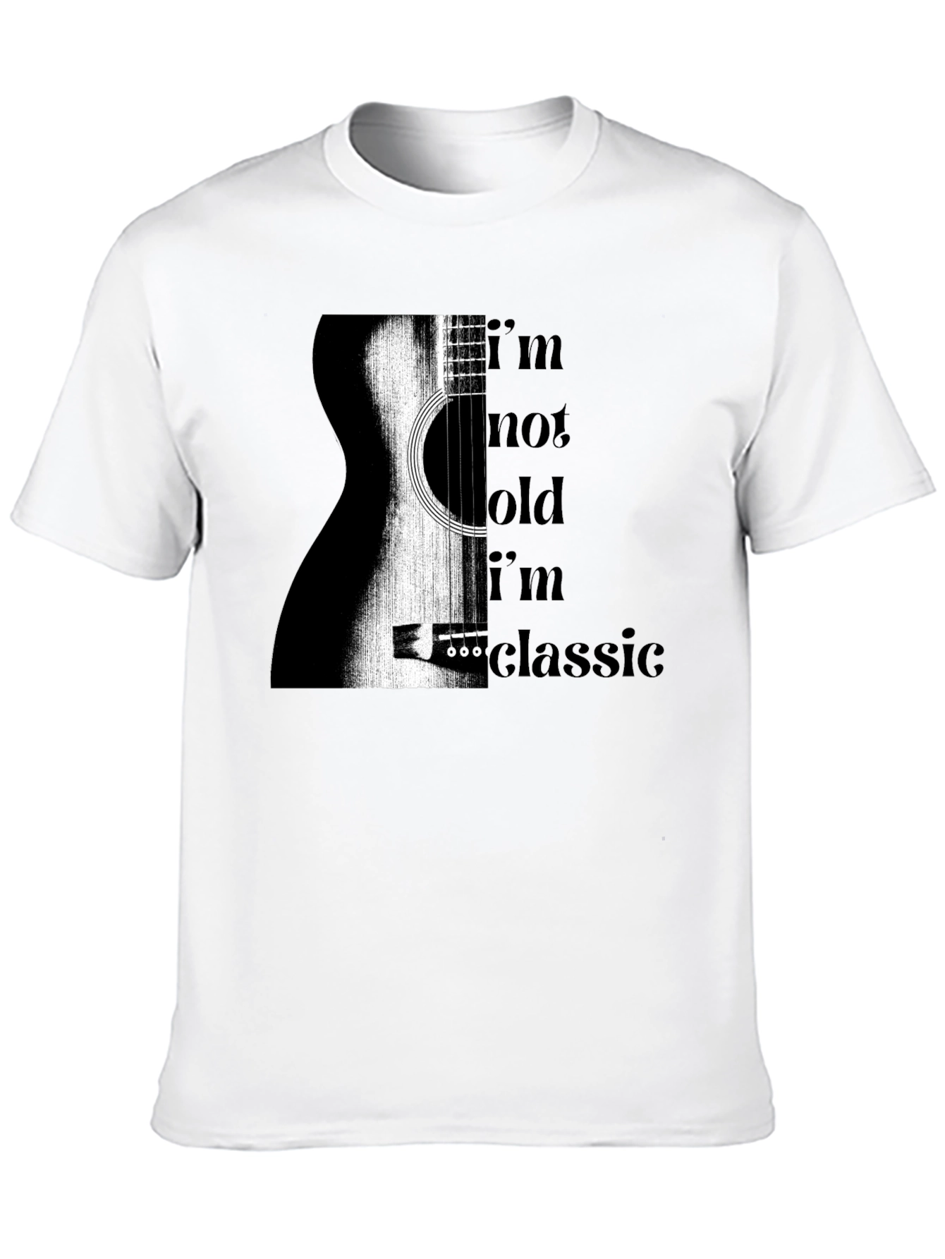 Classic Guitar Tee - Im Not Old Im Classic