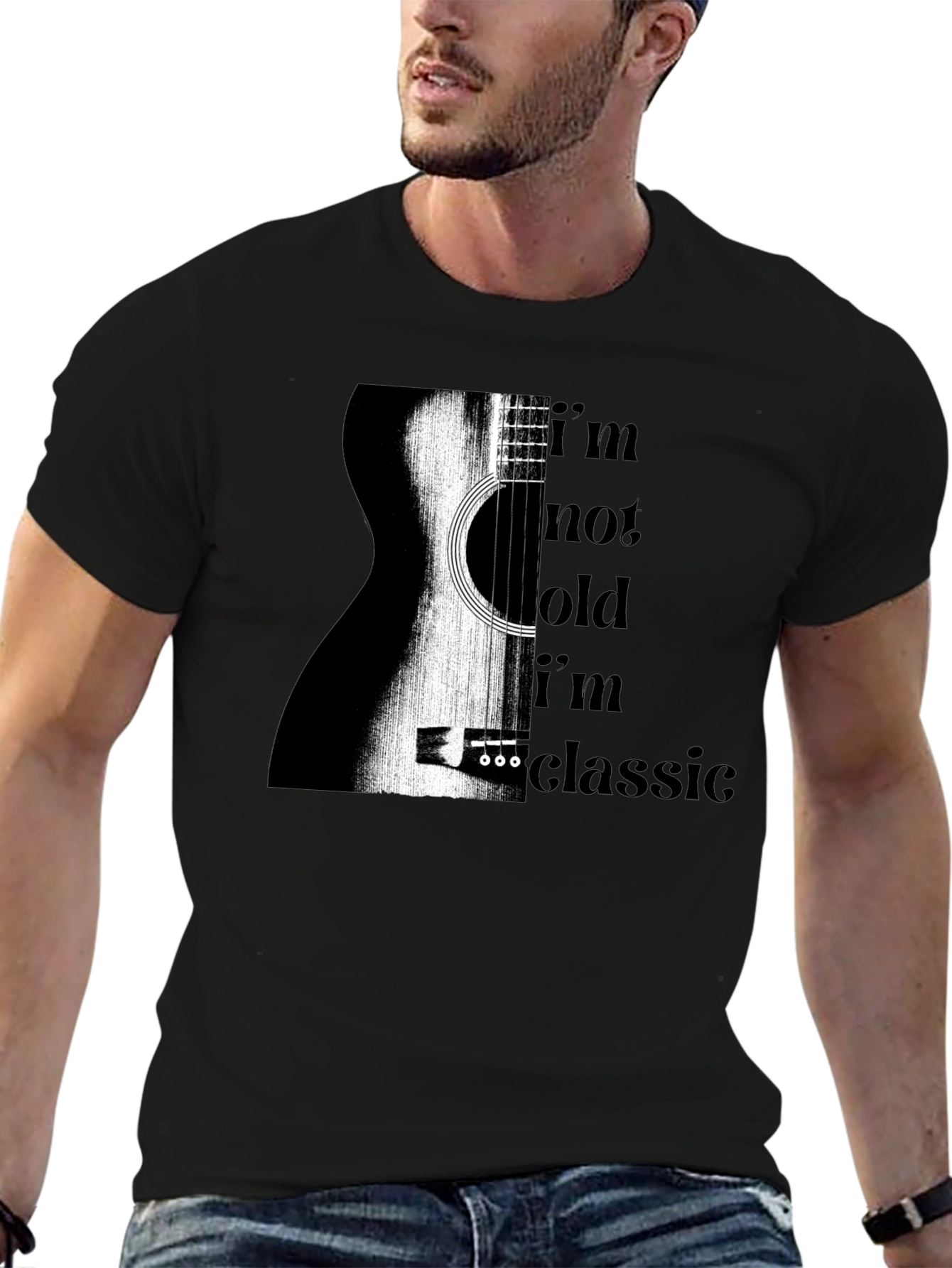 Classic Guitar Tee - Im Not Old Im Classic