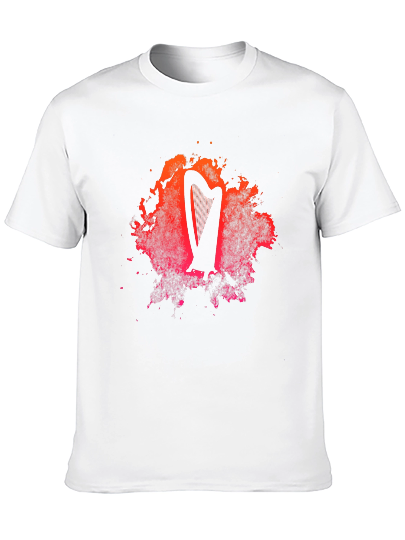 Harp Graphic Black T-Shirt