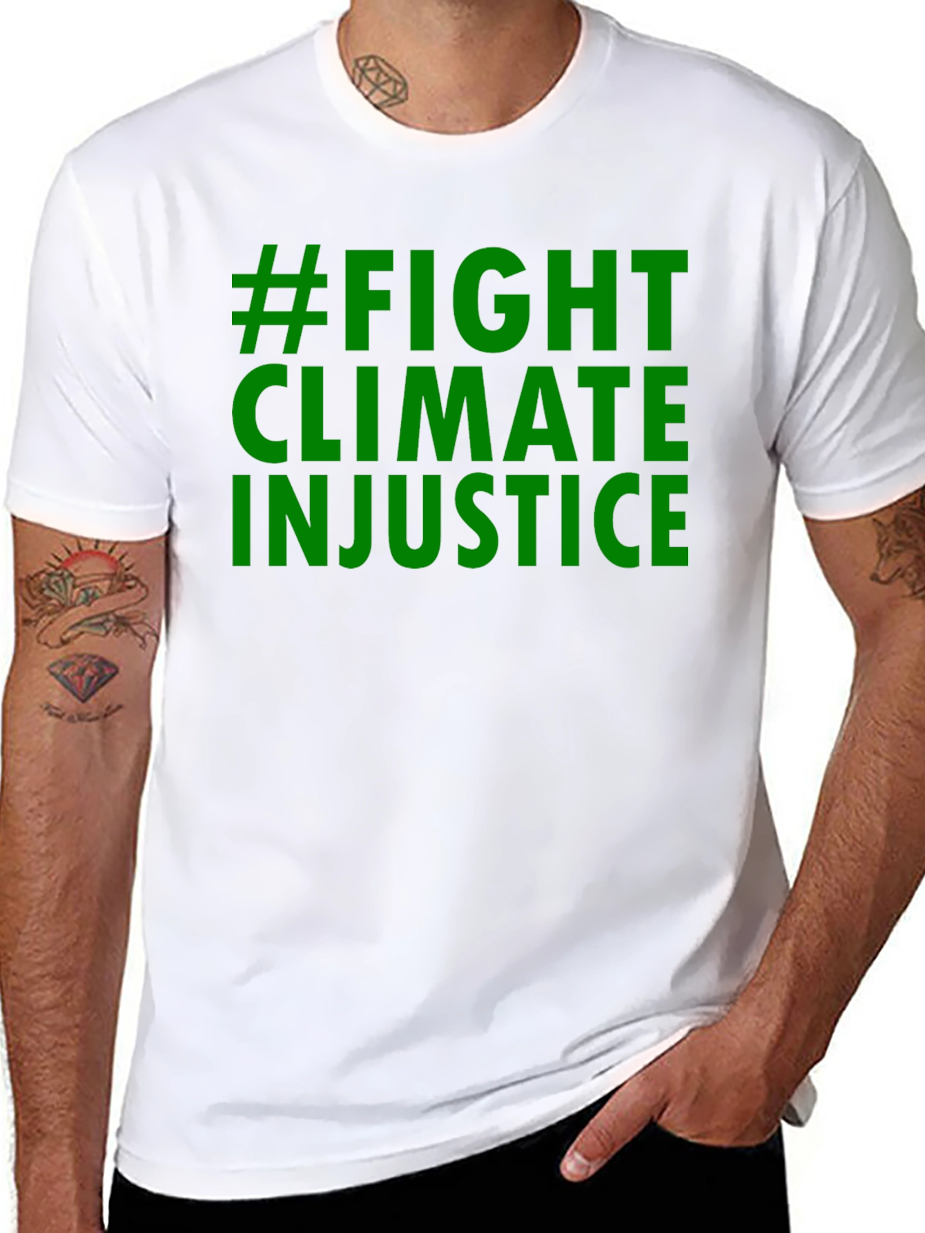 Fight Climate Injustice Black T-Shirt