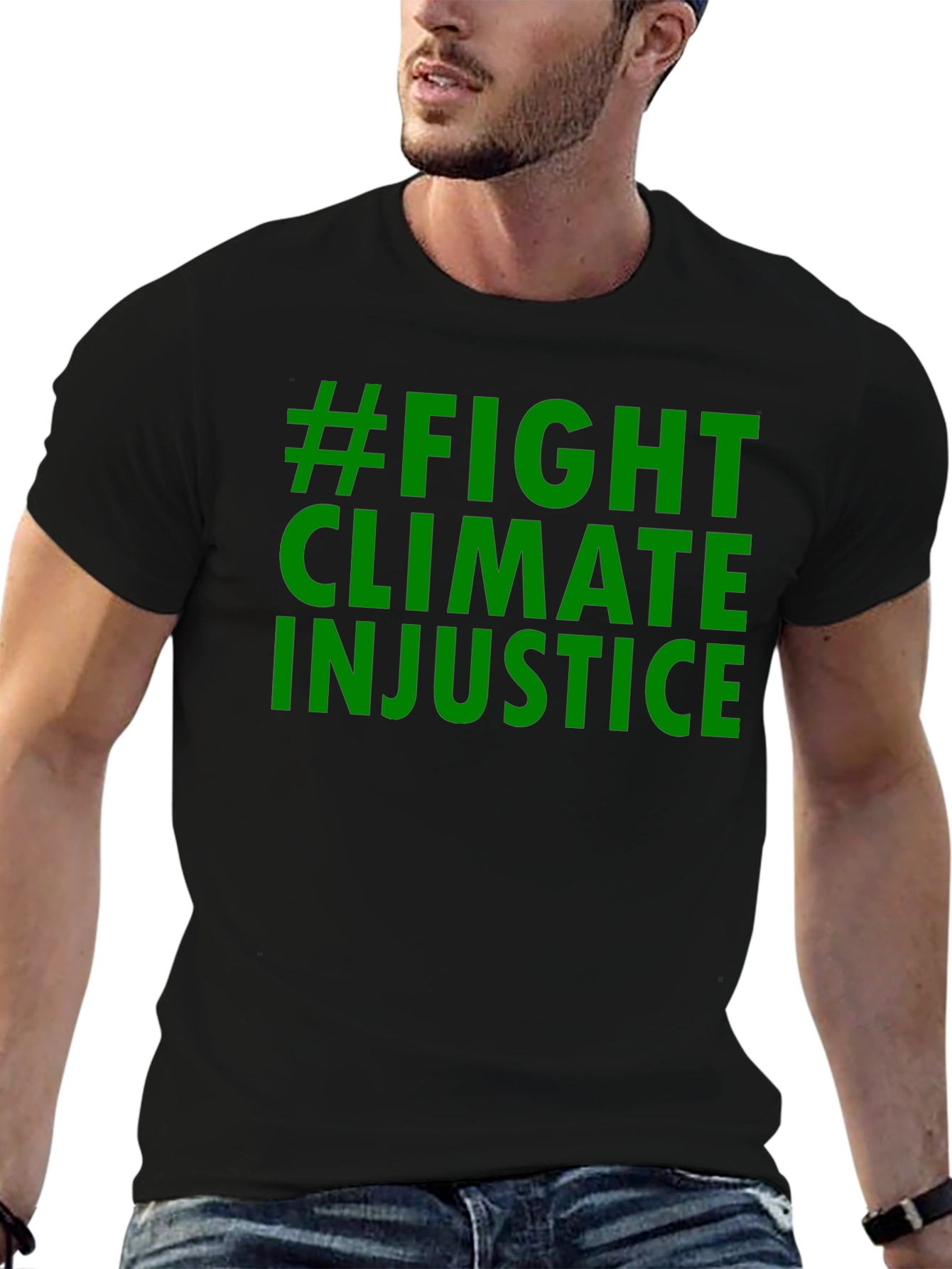 Fight Climate Injustice Black T-Shirt