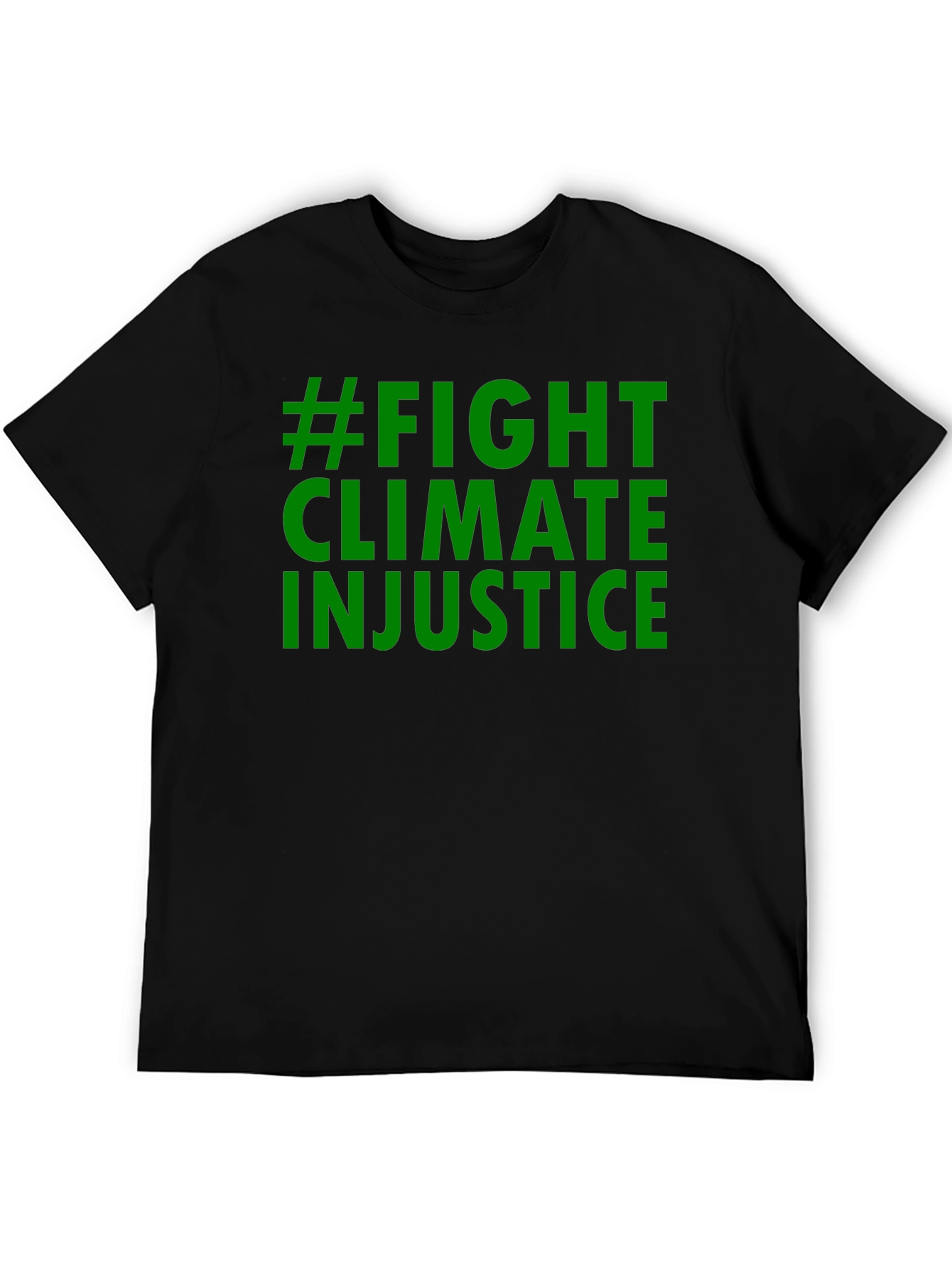 Fight Climate Injustice Black T-Shirt