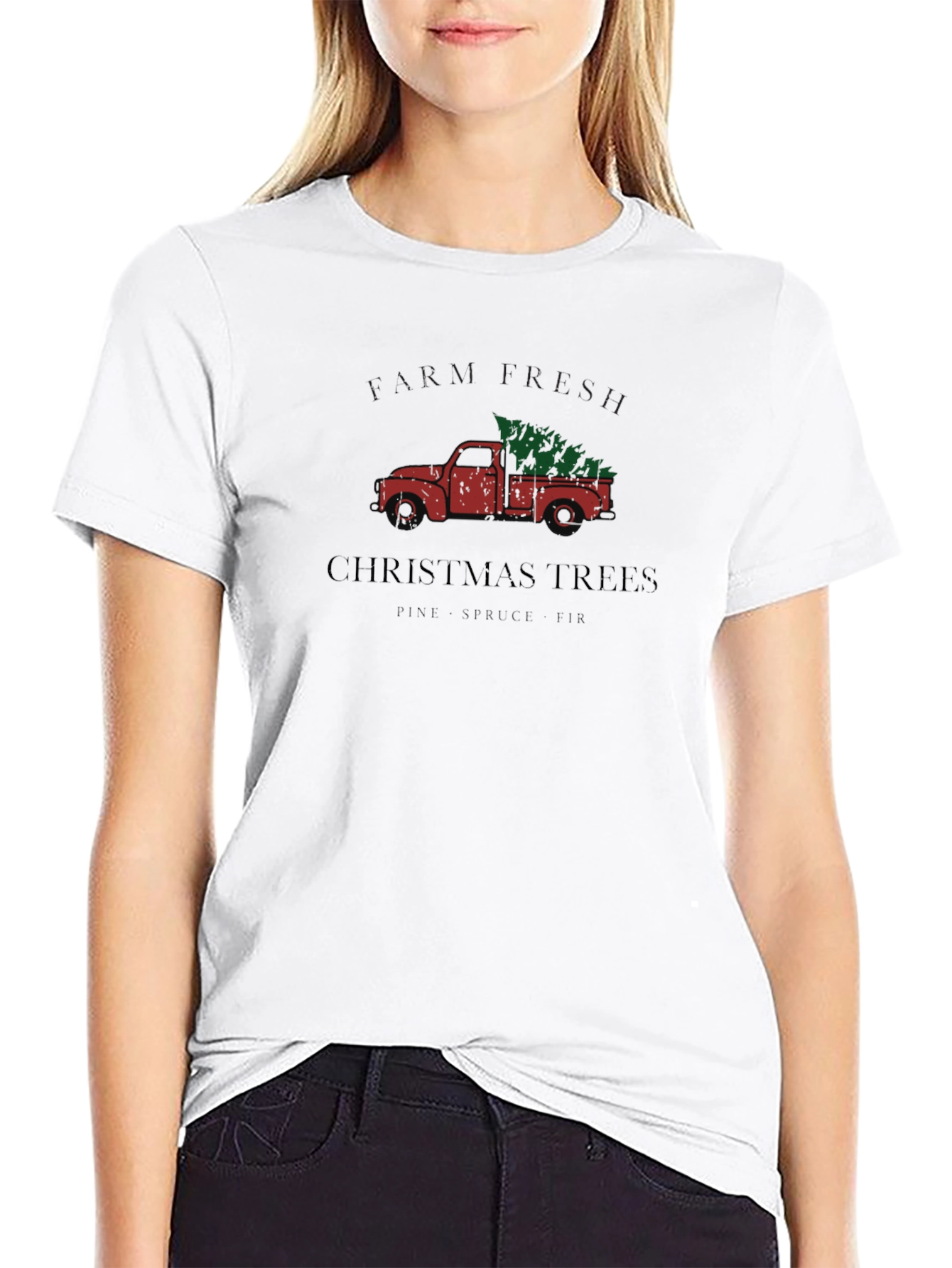 Farm Fresh Christmas Tree Graphic Tee