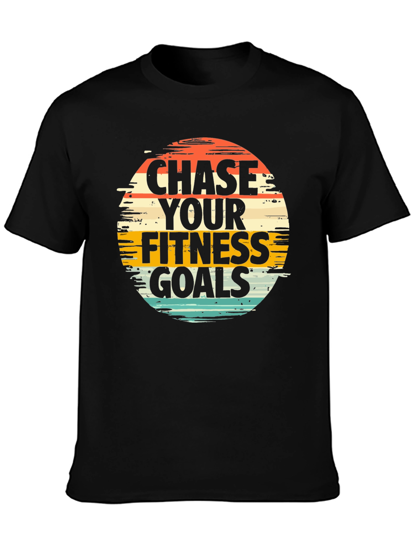 Chase Your Fitness Goals Graphic Tee