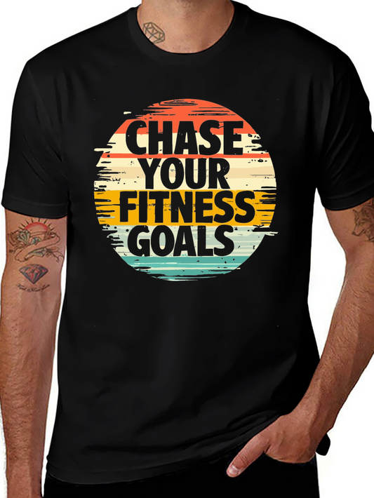 Chase Your Fitness Goals Graphic Tee