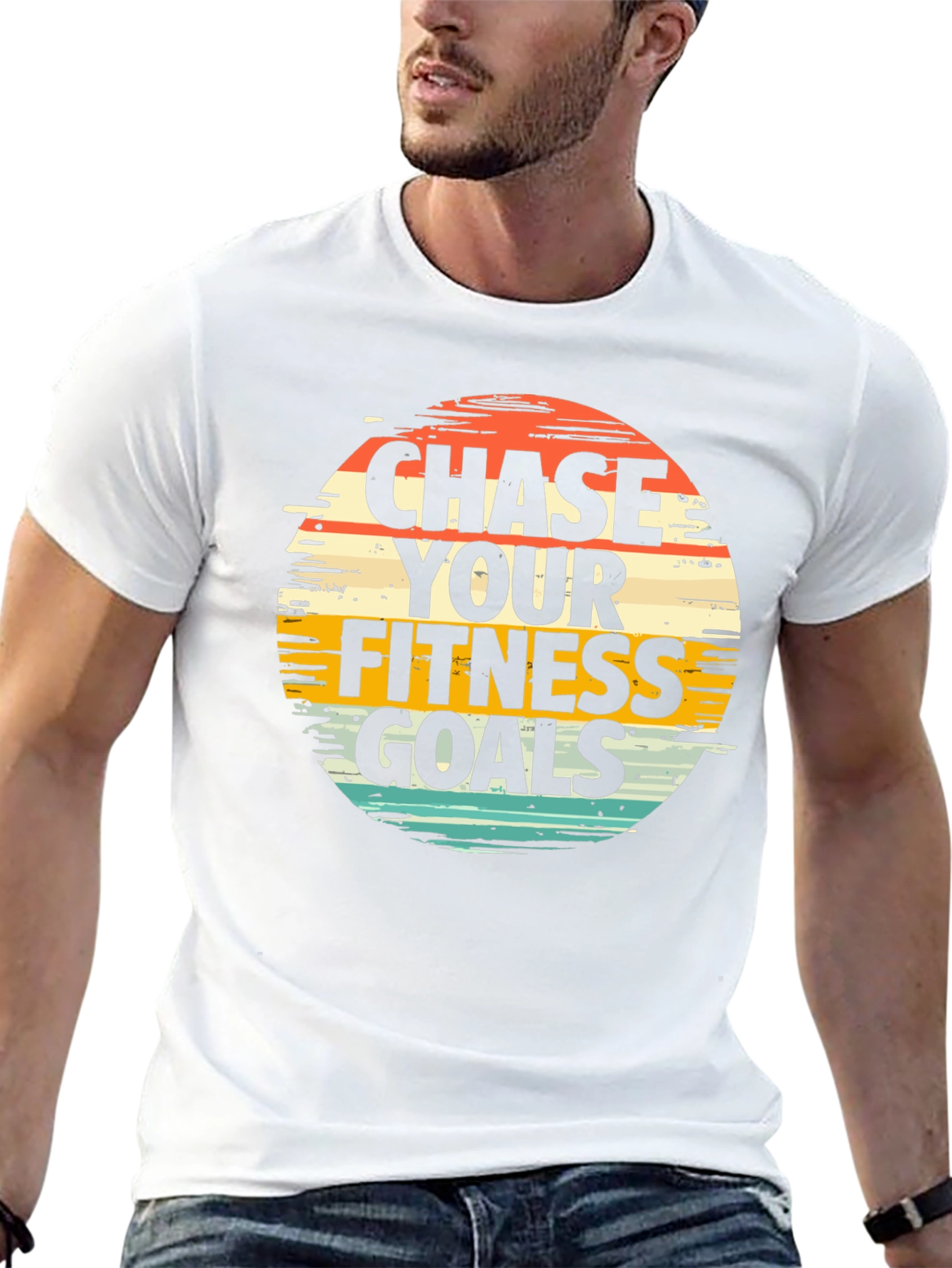 Chase Your Fitness Goals Graphic Tee