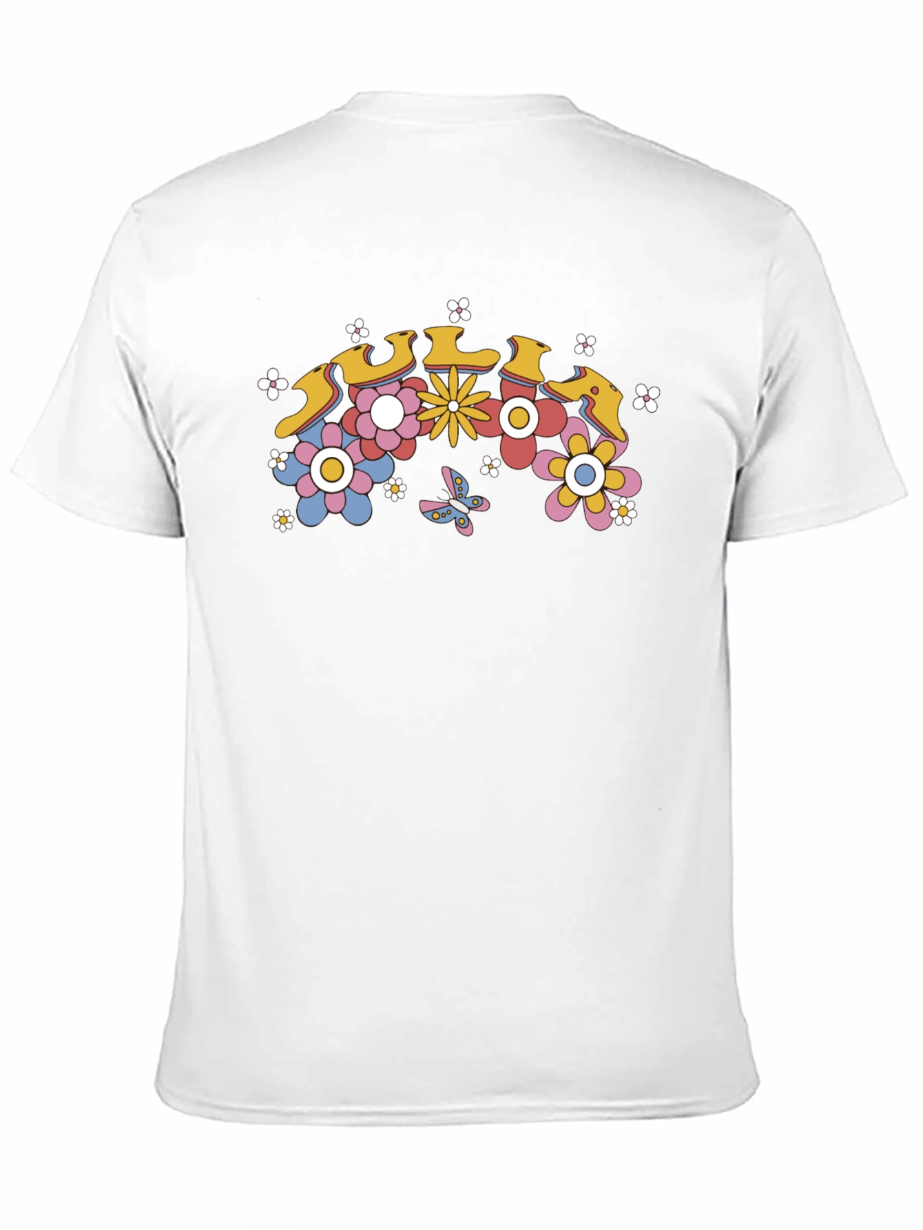 Retro Floral T-Shirt - 70s Inspired Design
