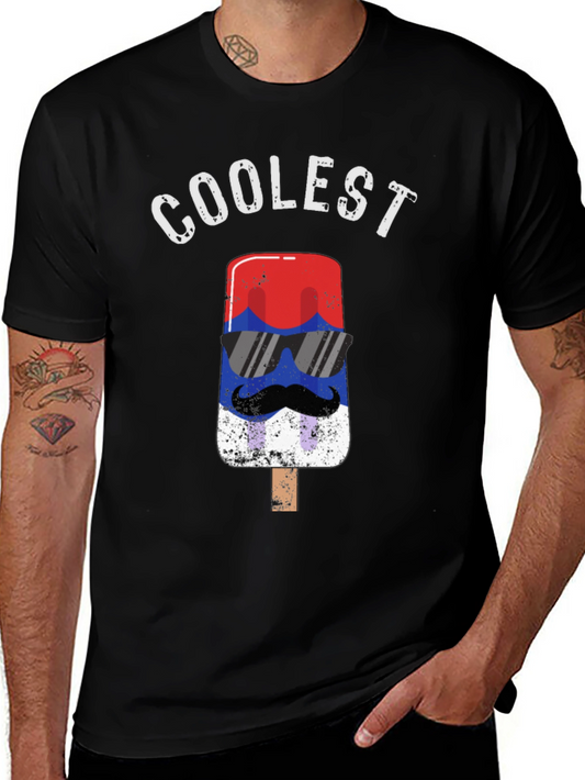 Coolest Popsicle T-Shirt - Patriotic Style