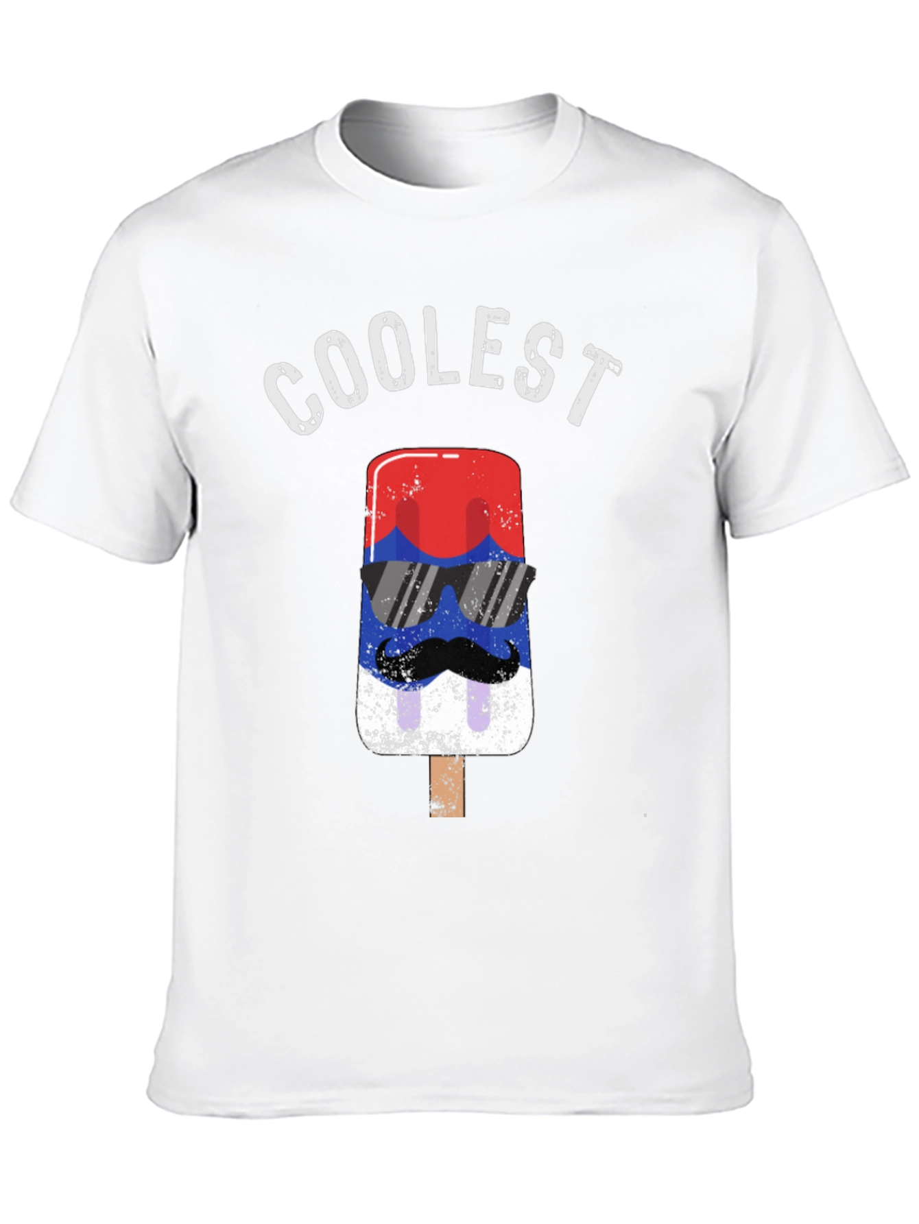 Coolest Popsicle T-Shirt - Patriotic Style