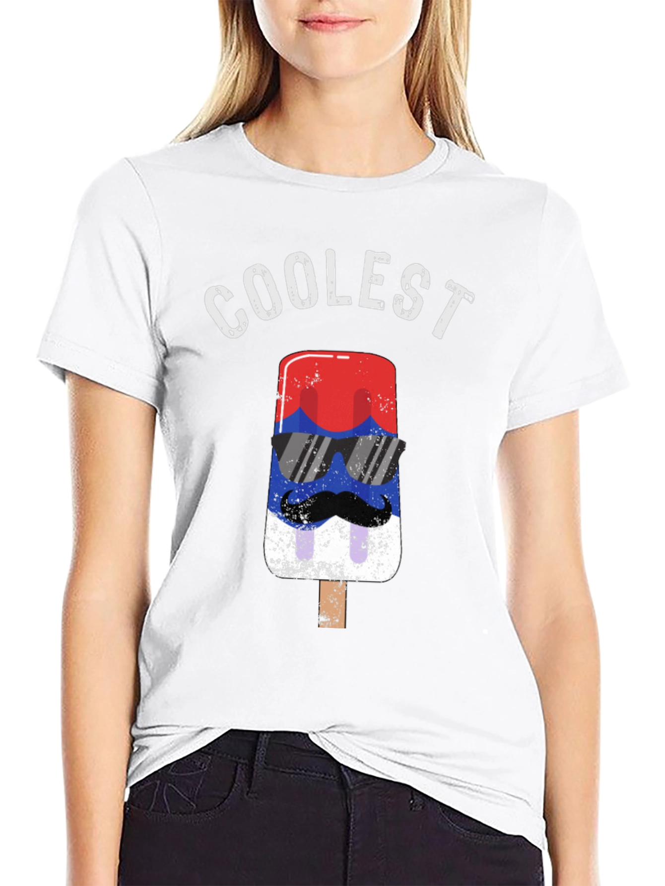 Coolest Popsicle T-Shirt - Patriotic Style