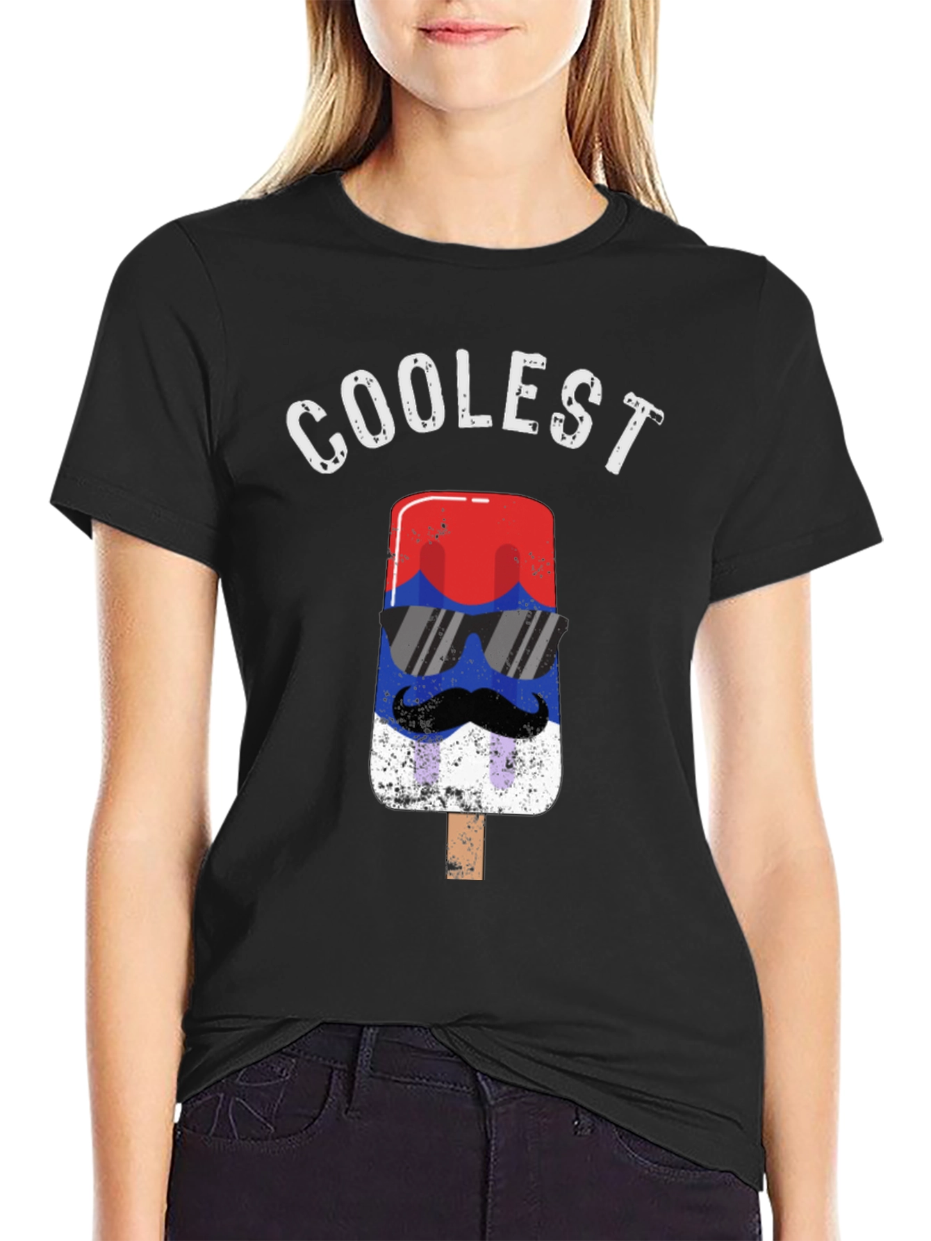 Coolest Popsicle T-Shirt - Patriotic Style