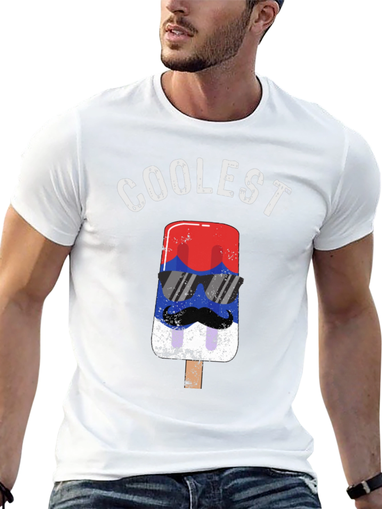 Coolest Popsicle T-Shirt - Patriotic Style