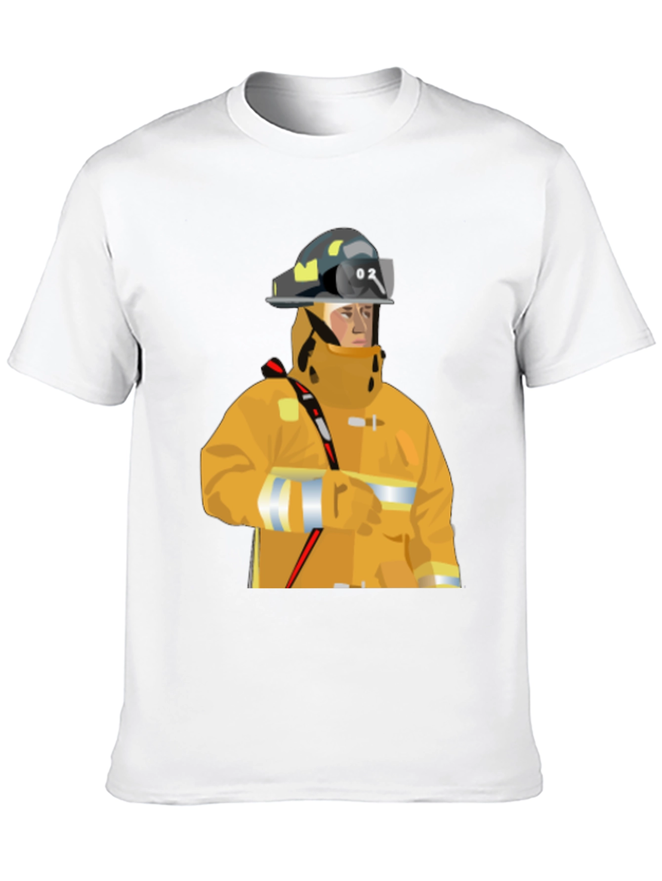 Firefighter Graphic Tee - Black