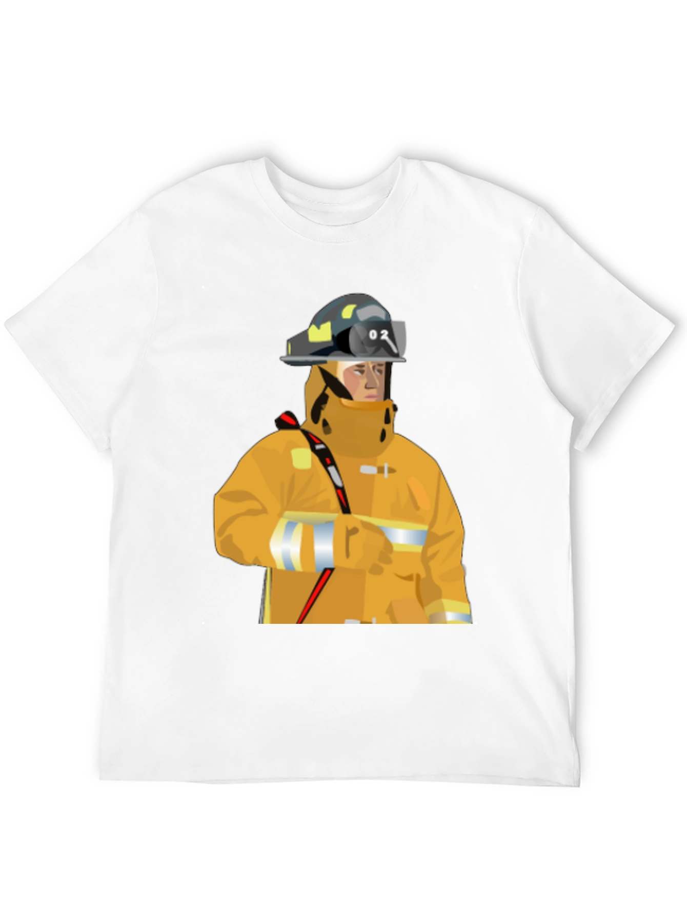 Firefighter Graphic Tee - Black