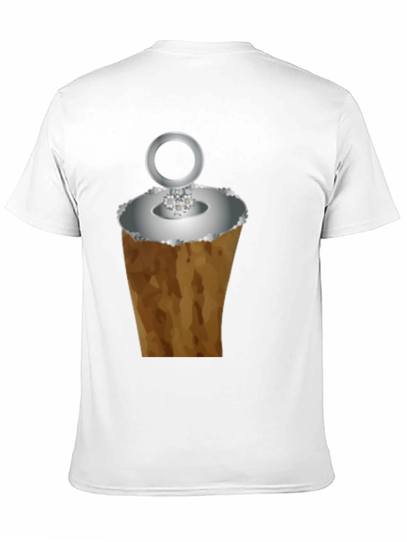 Funny Ice Cream Cone Ring Black T-Shirt