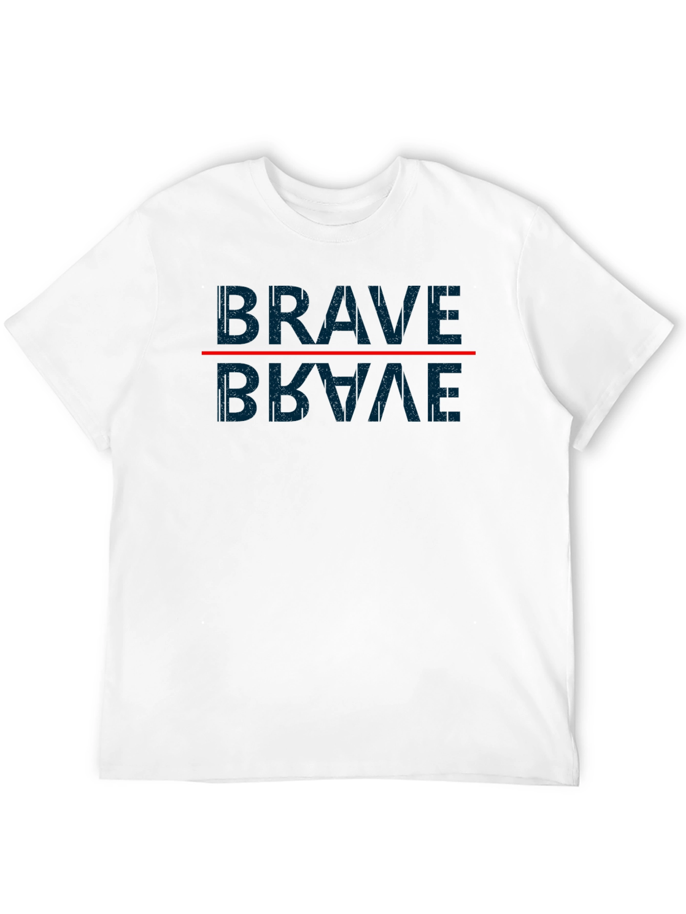 Brave Mirror Image Graphic T-Shirt